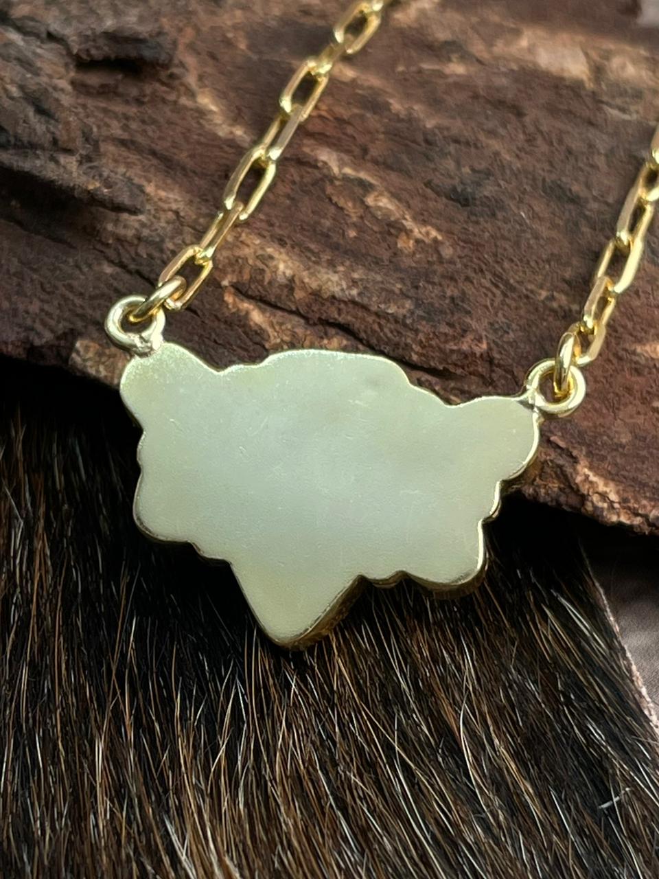 “The Golden Collection” Handmade Natural Golden Hills Turquoise Necklace