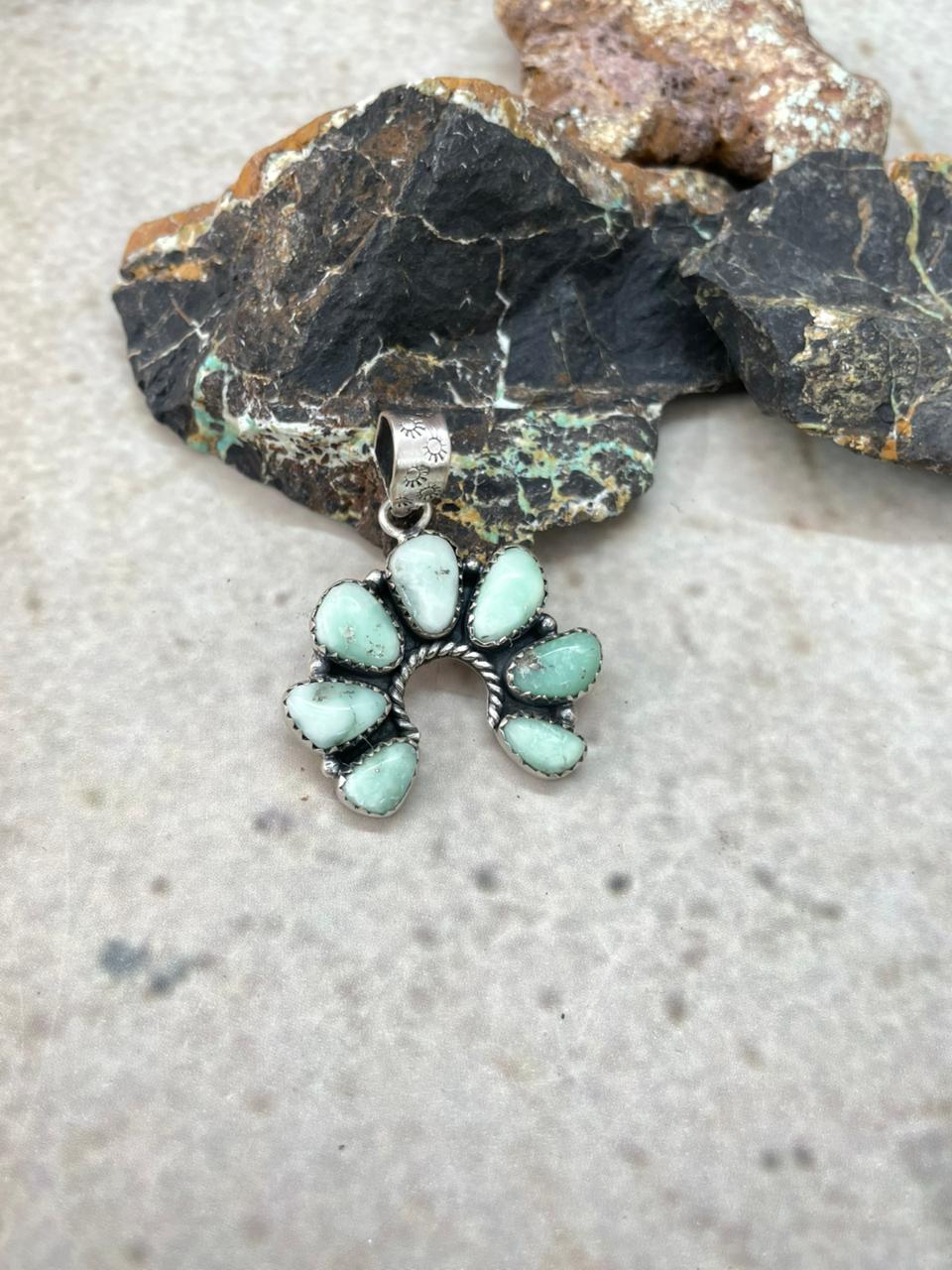 Handmade Sterling Silver Paloma Pendant "Signed Nizhoni"