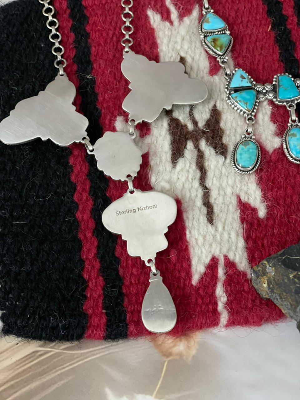 Handmade Sterling Silver Santa Maria Necklace "Signed Nizhoni"