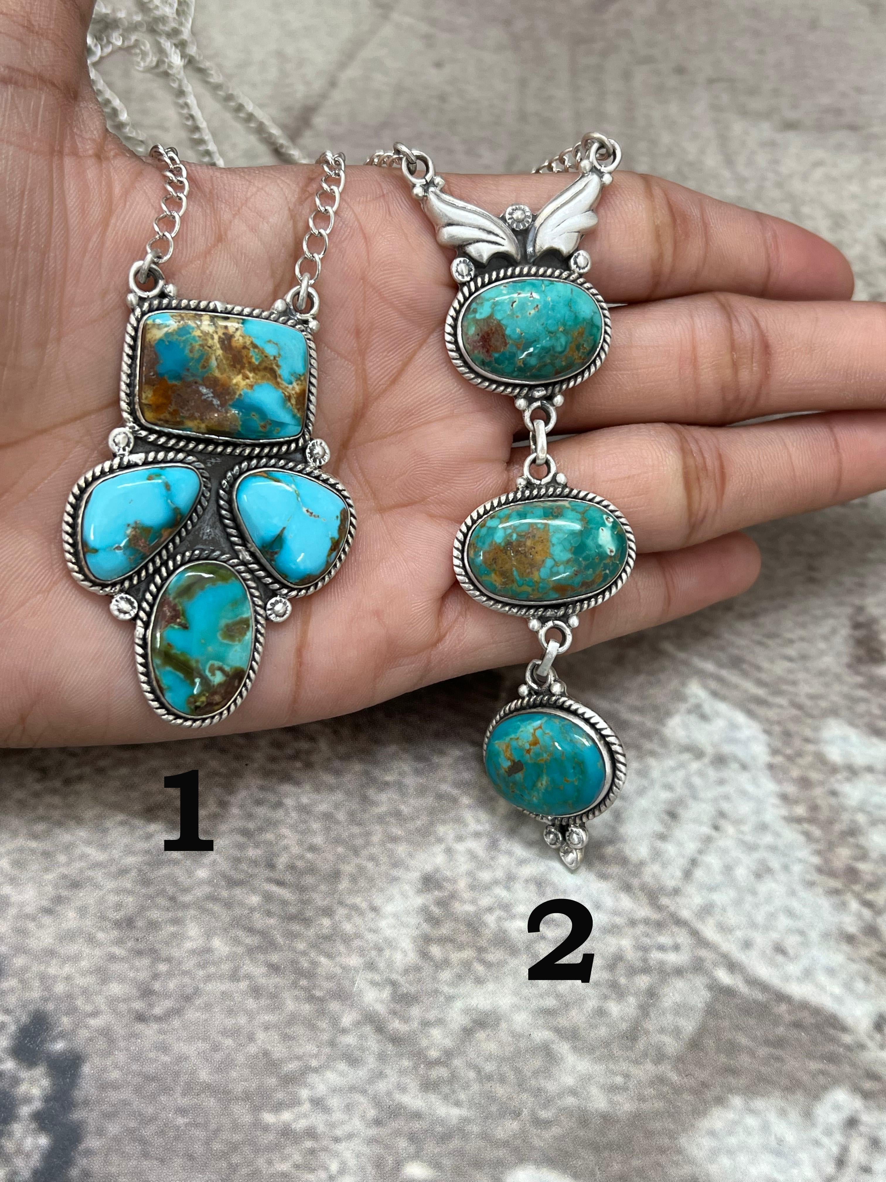 Handmade Sterling Silver Hardy Pit Necklace with Signed Nizhoni