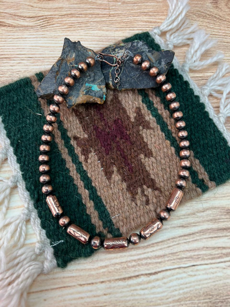 Handmade Nizhoni Copper Beads Necklace
