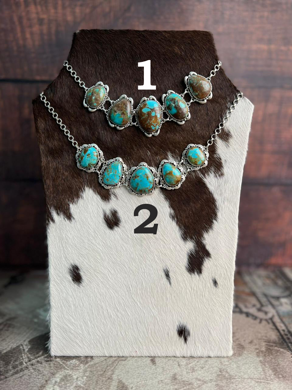 Handmade Sterling Silver Royston Turquoise Necklace "Signed Nizhoni"