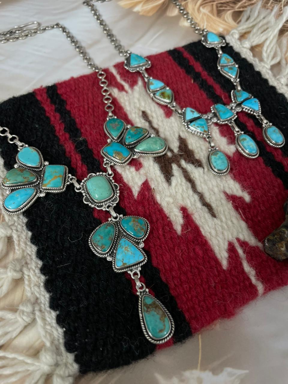 Handmade Sterling Silver Santa Maria Necklace "Signed Nizhoni"
