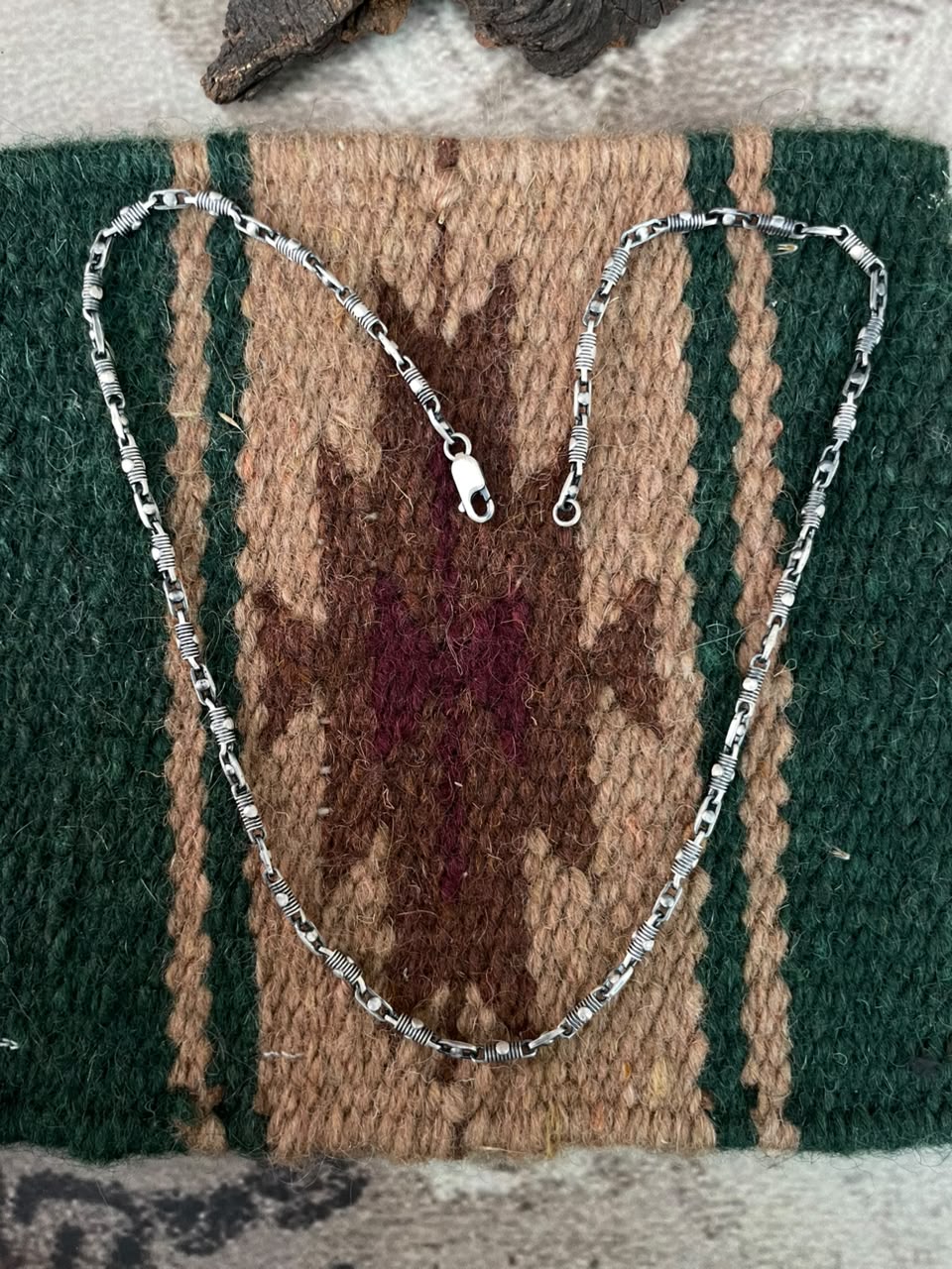 Handmade Sterling Silver Link Chain Necklace