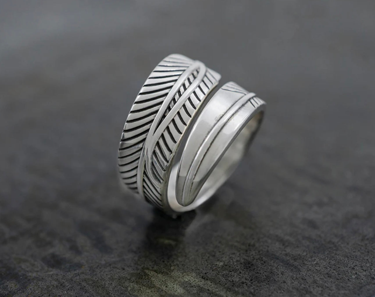 Feather Wrap Ring