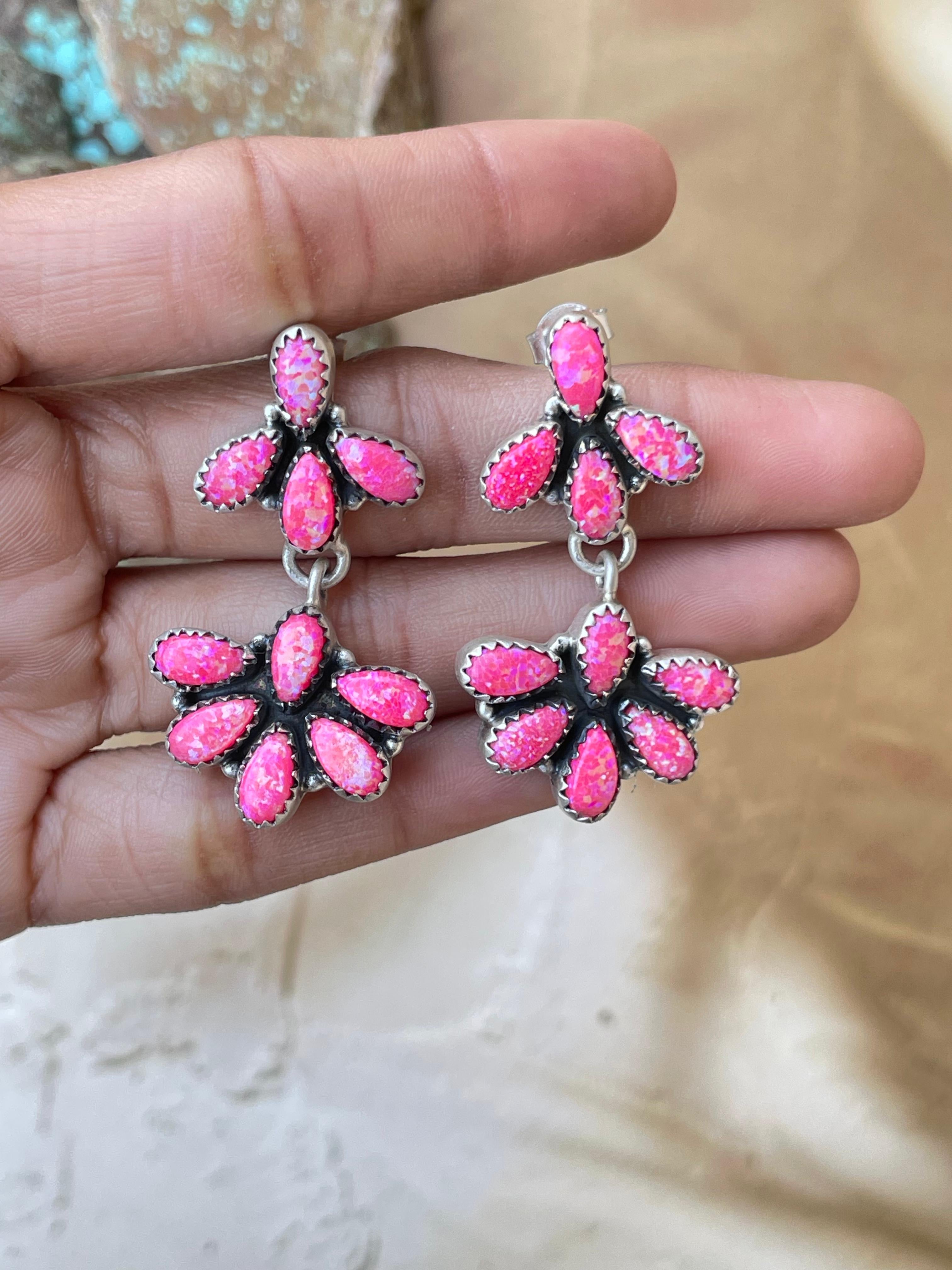 Handmade Sterling Silver Dangle Earring