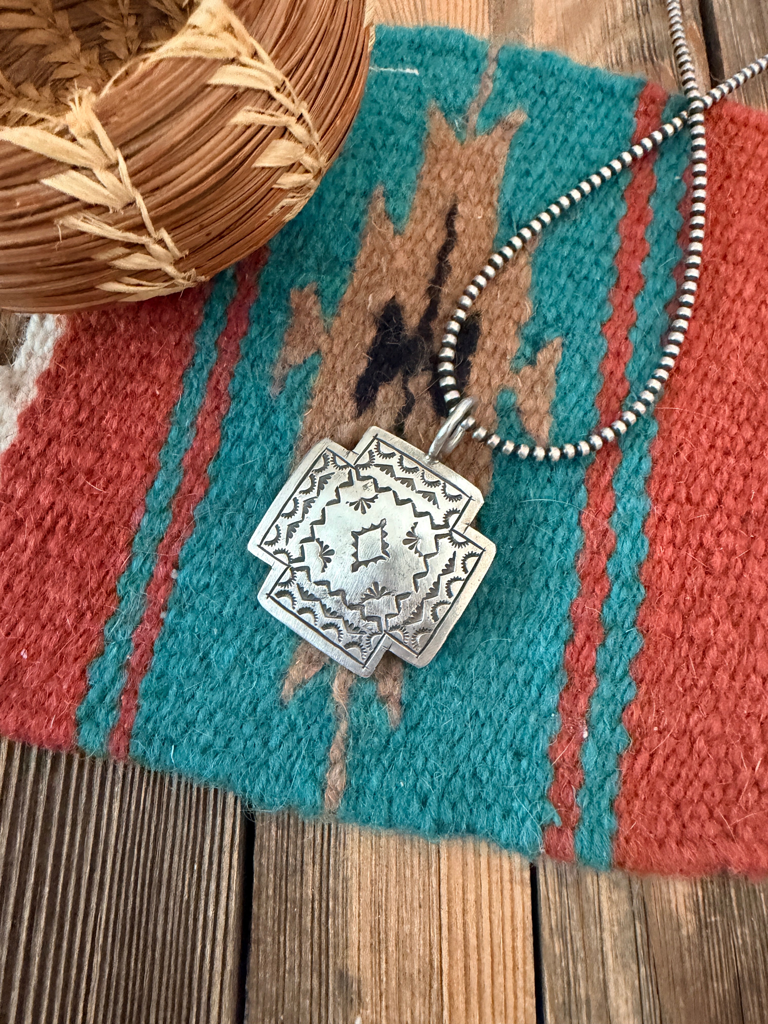 Handcrafted Sterling Silver Cross Pendant