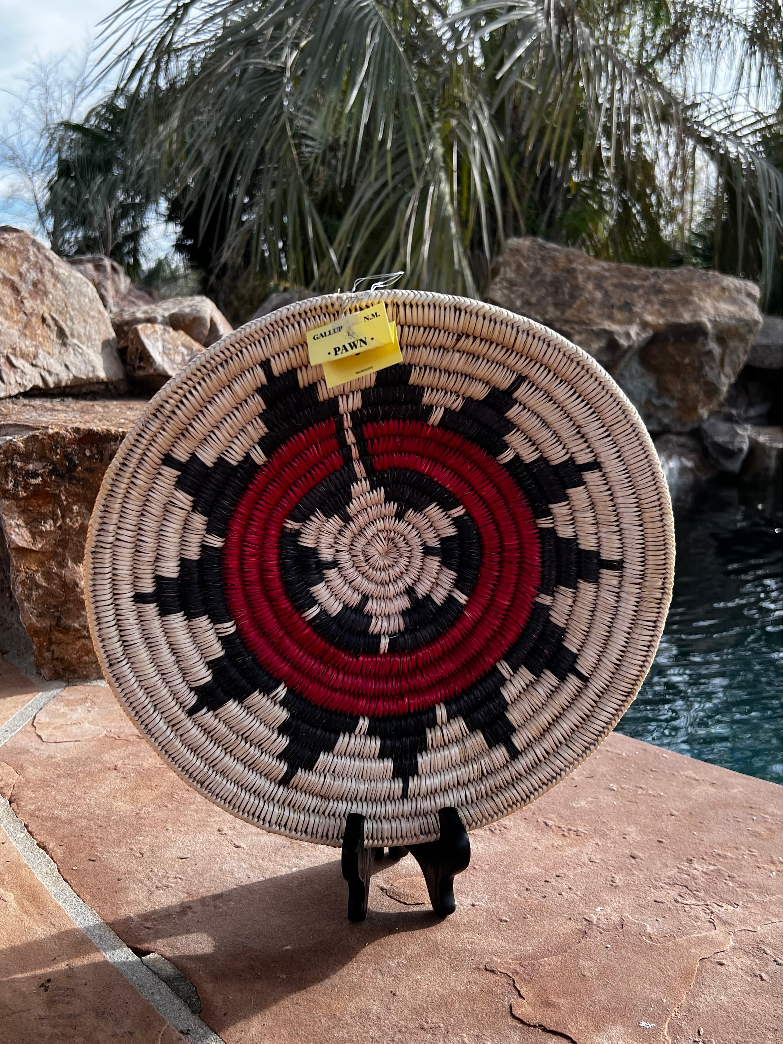 Old Pawn Handcrafted Woven Basket #4