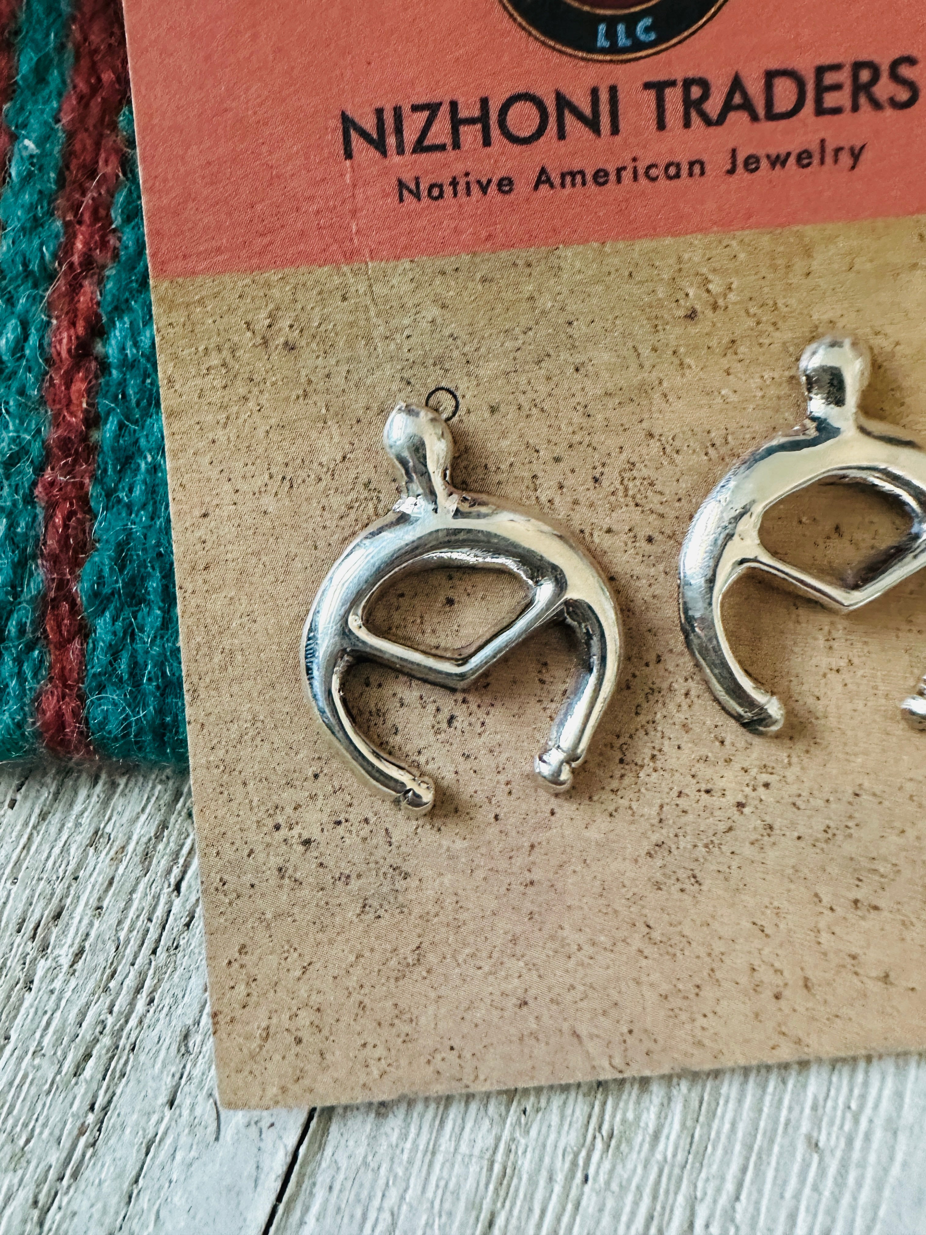 Handcrafted Sterling Silver Naja Stud Earrings