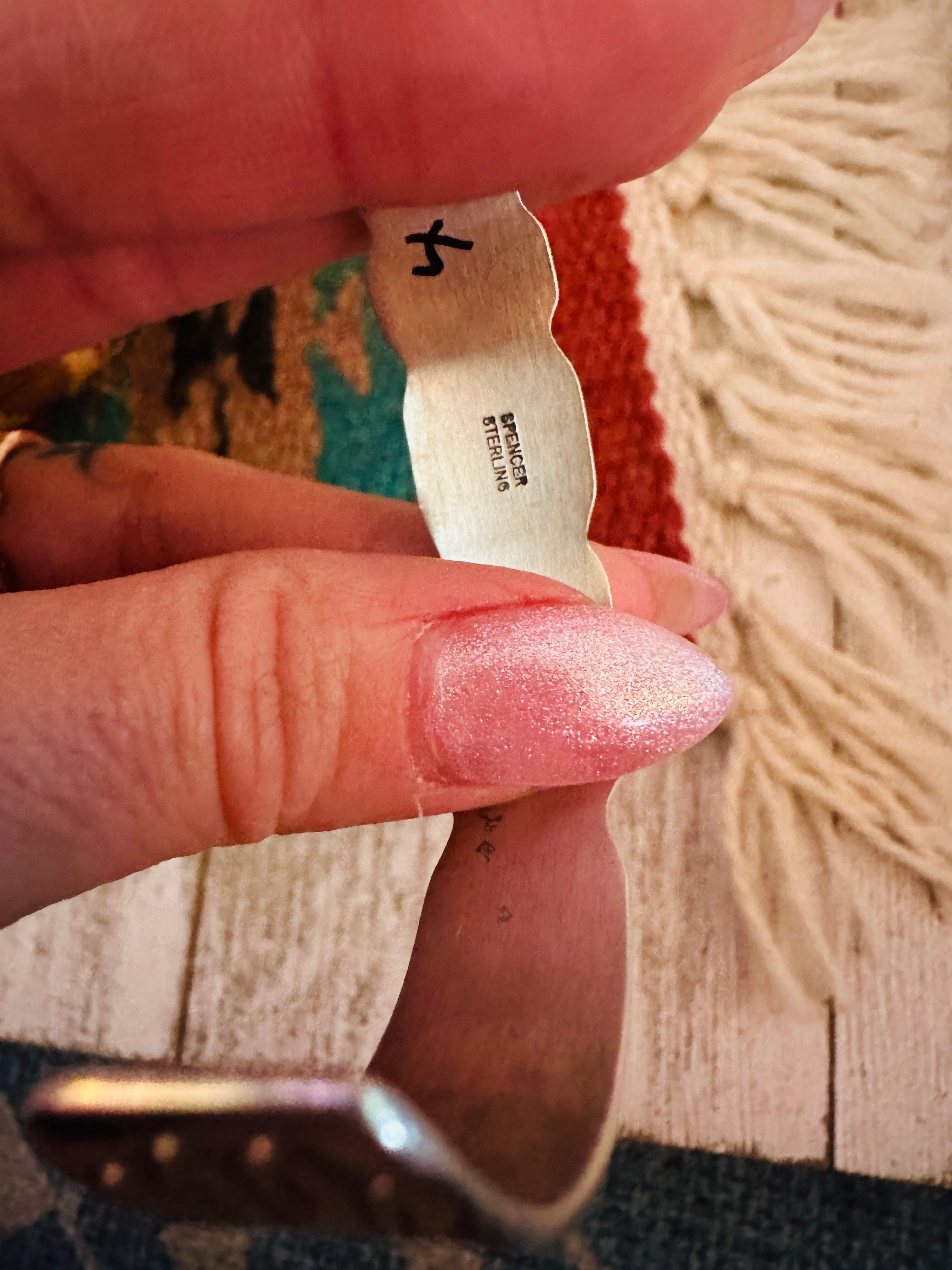 Handcrafted Green Kingman Turquoise & Sterling Silver Cuff Bracelet