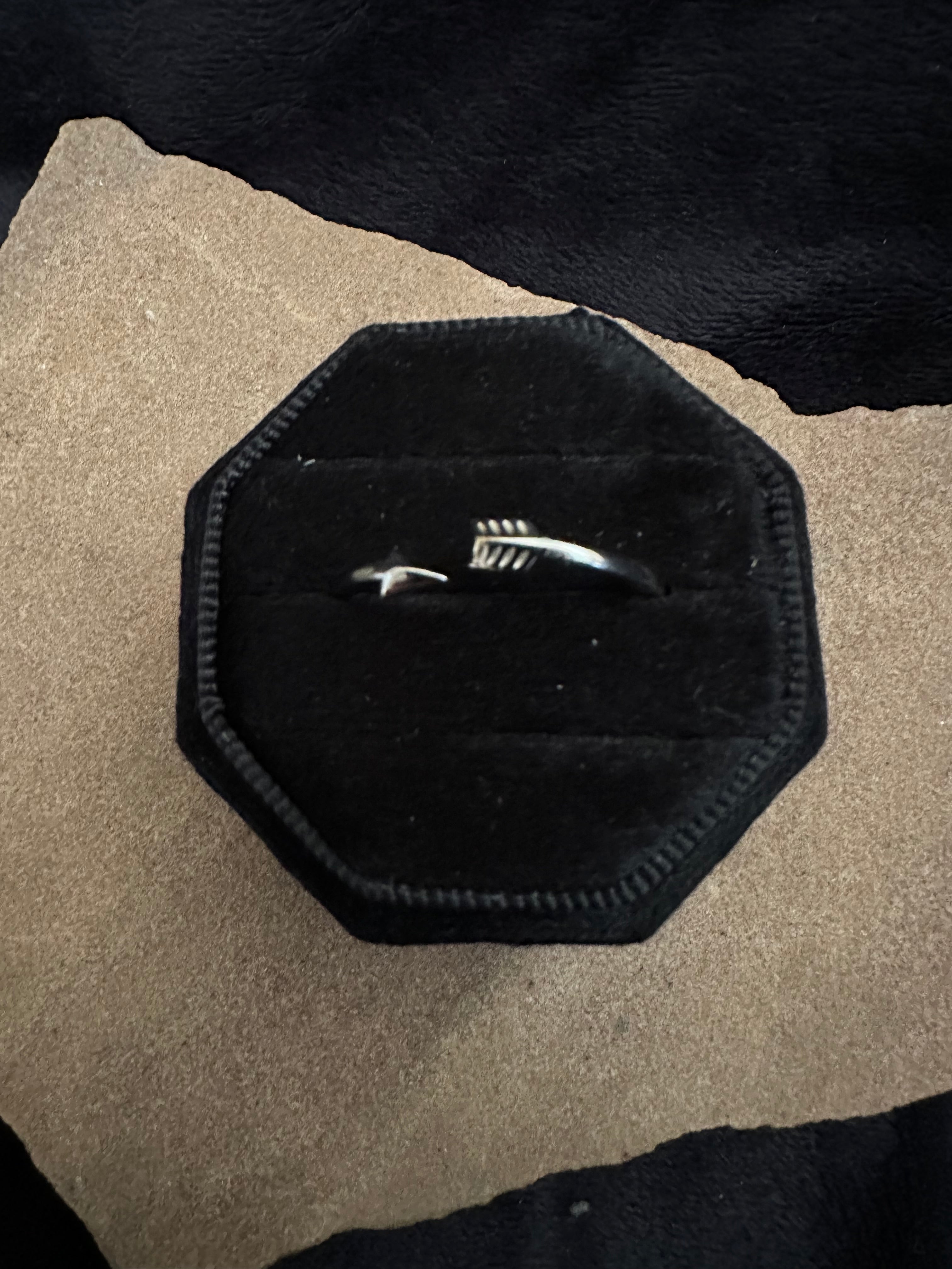 Sterling Silver Arrow Wrap Ring