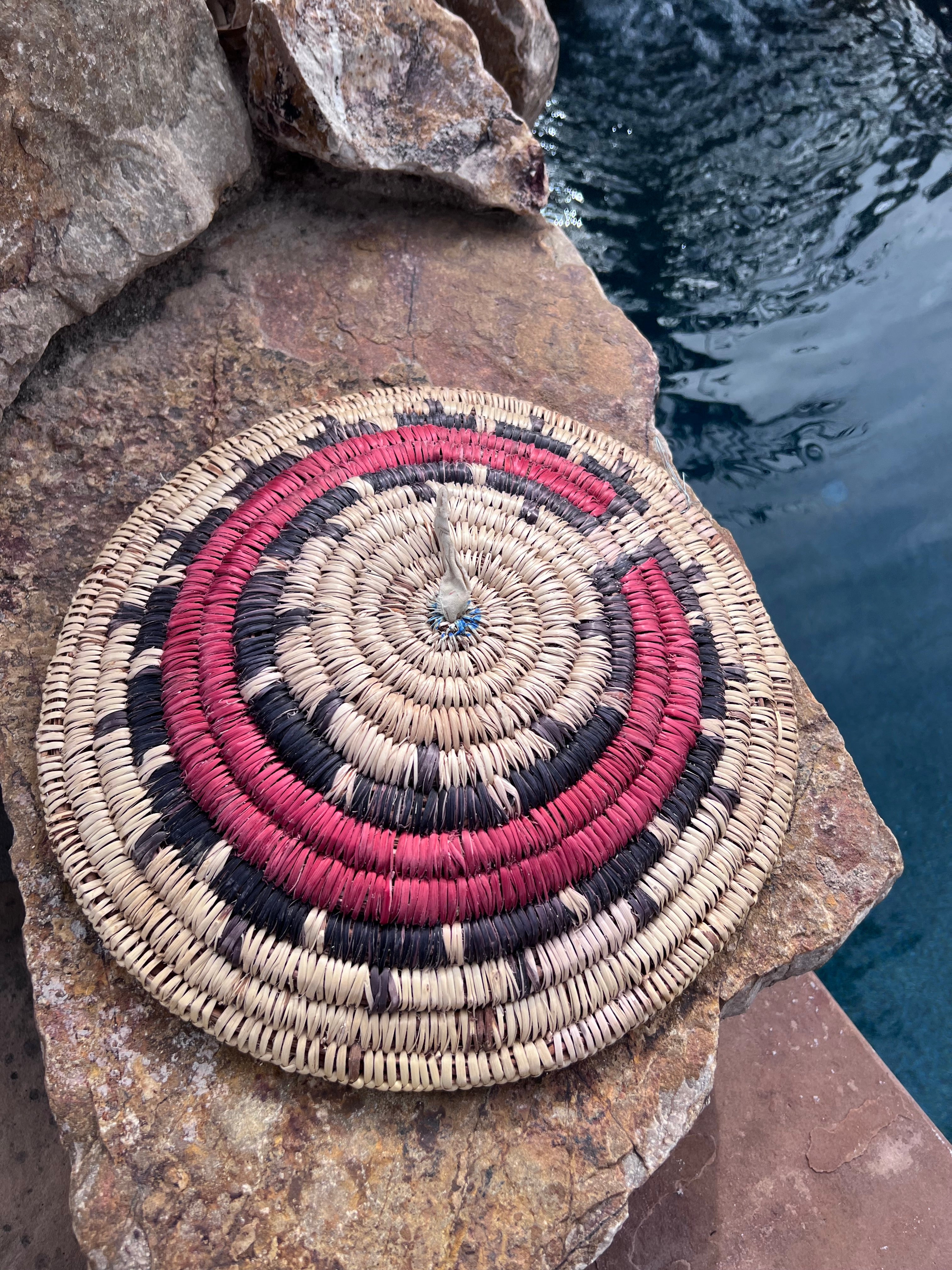 Old Pawn Handcrafted Woven Basket #14