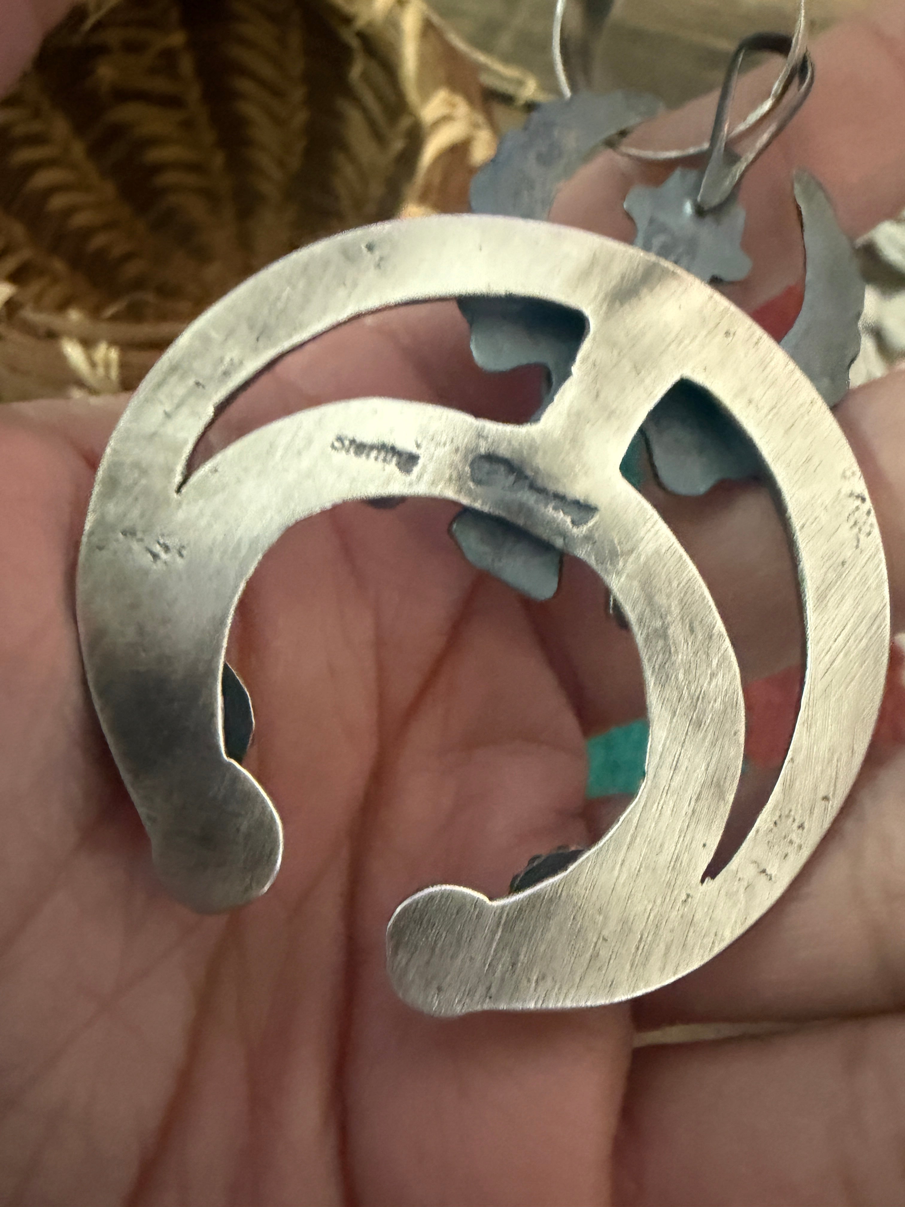 Handcrafted Sterling Silver Knifewing Naja Pendant by Chimney Butte