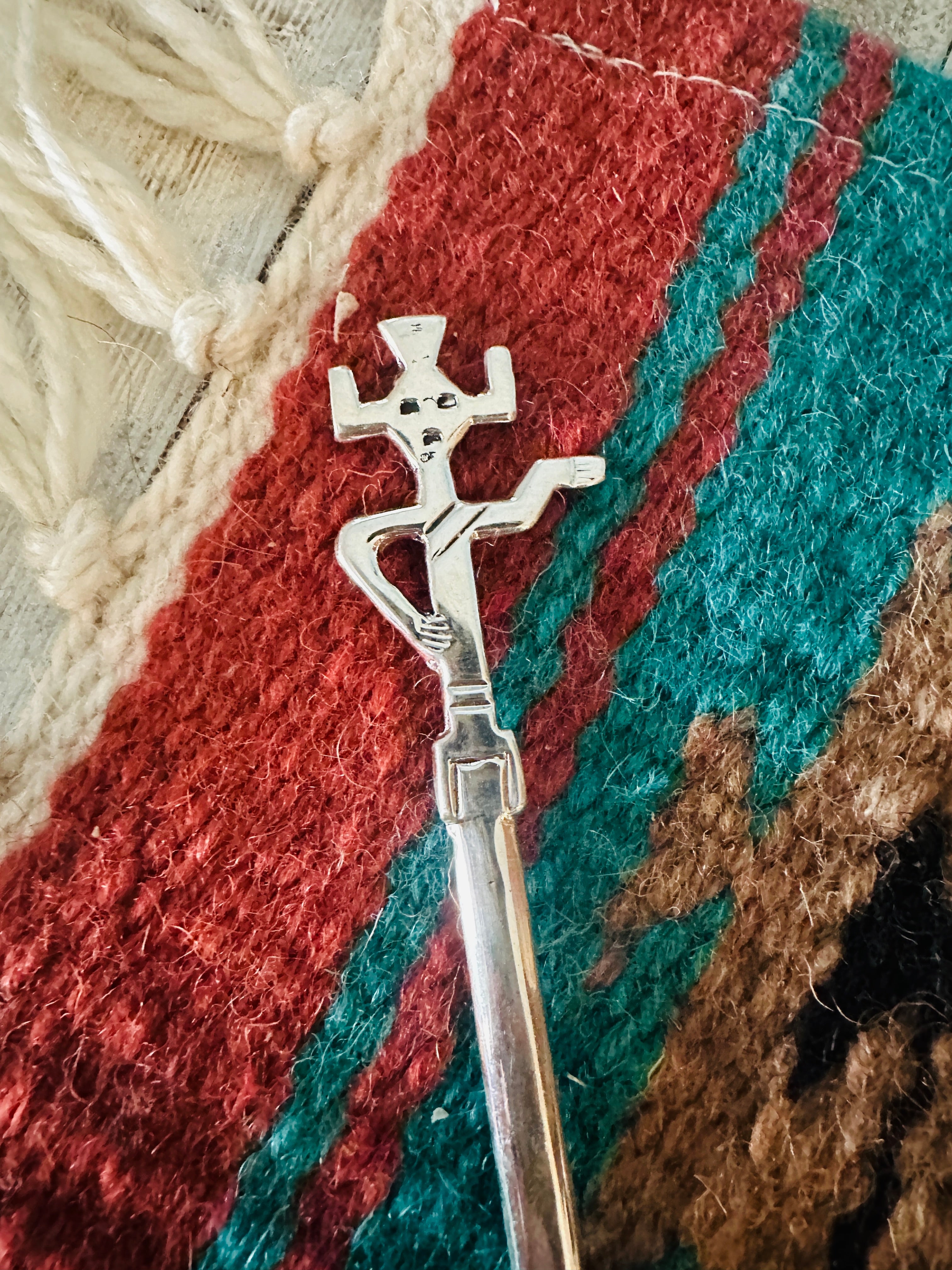 Handcrafted Sterling Silver Kachina Letter Opener