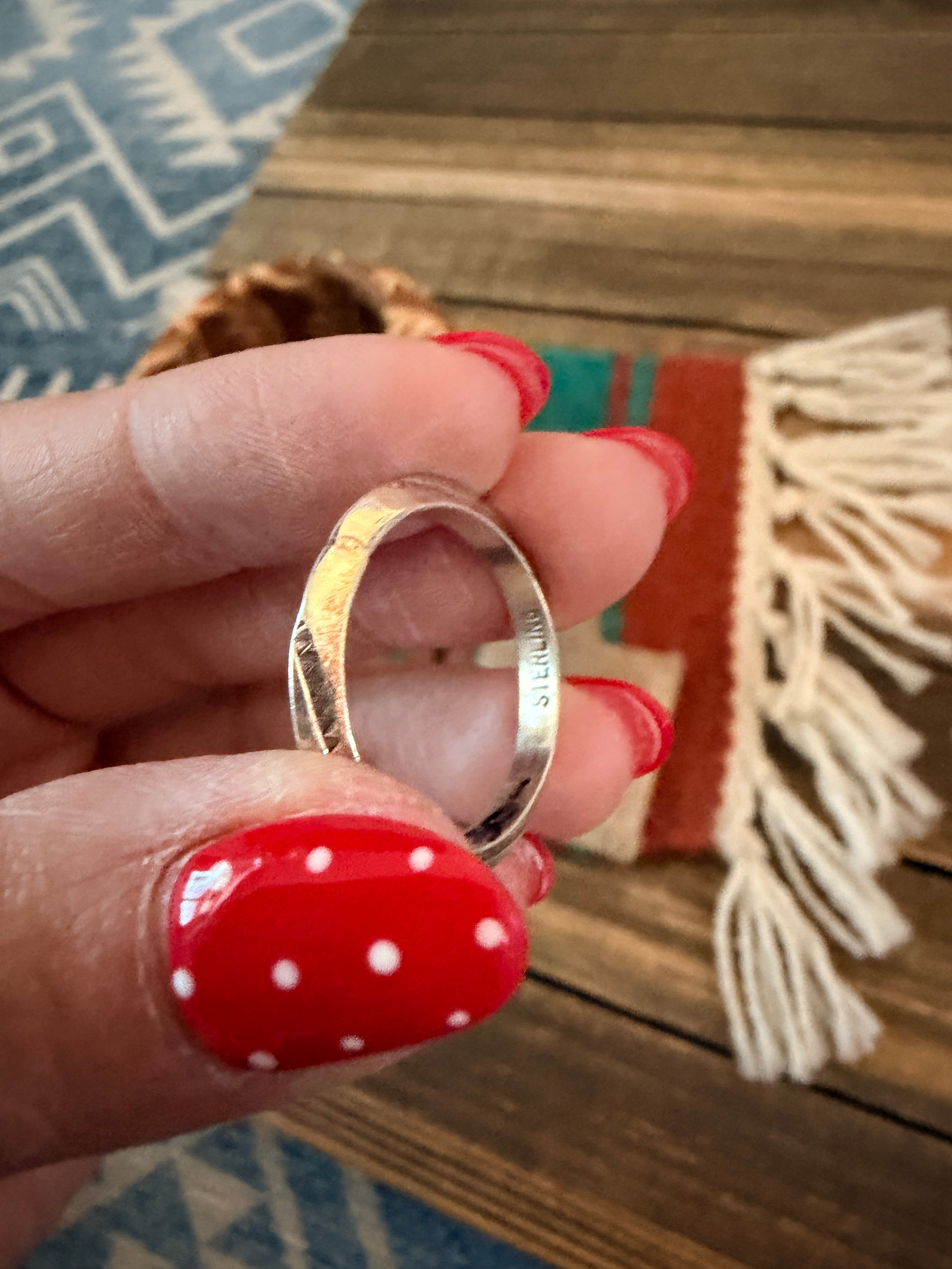 Handcrafted Sterling Silver Band Ring size 9