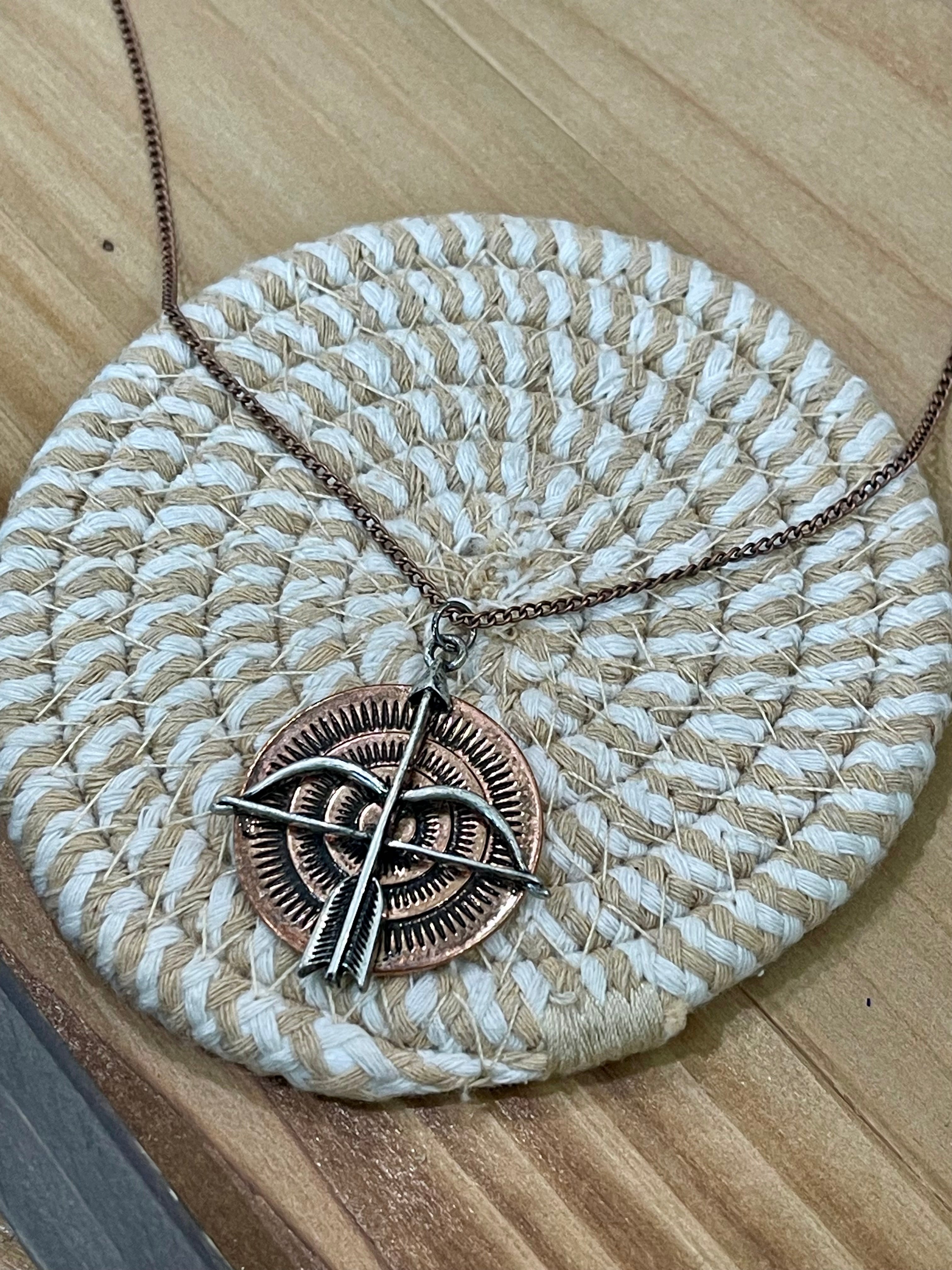 Vintage Handmade Copper Necklace