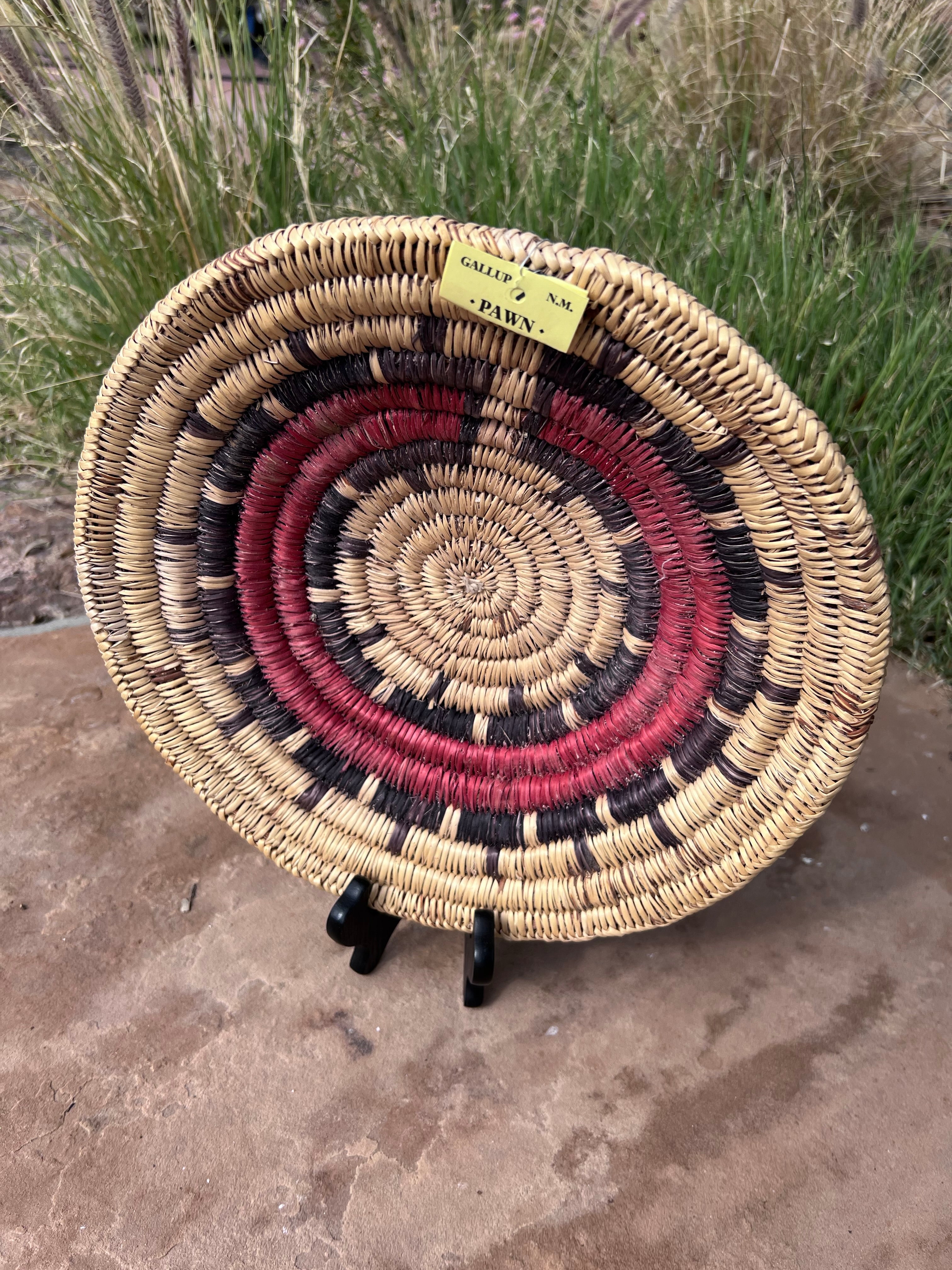 Old Pawn Handcrafted Woven Basket #14