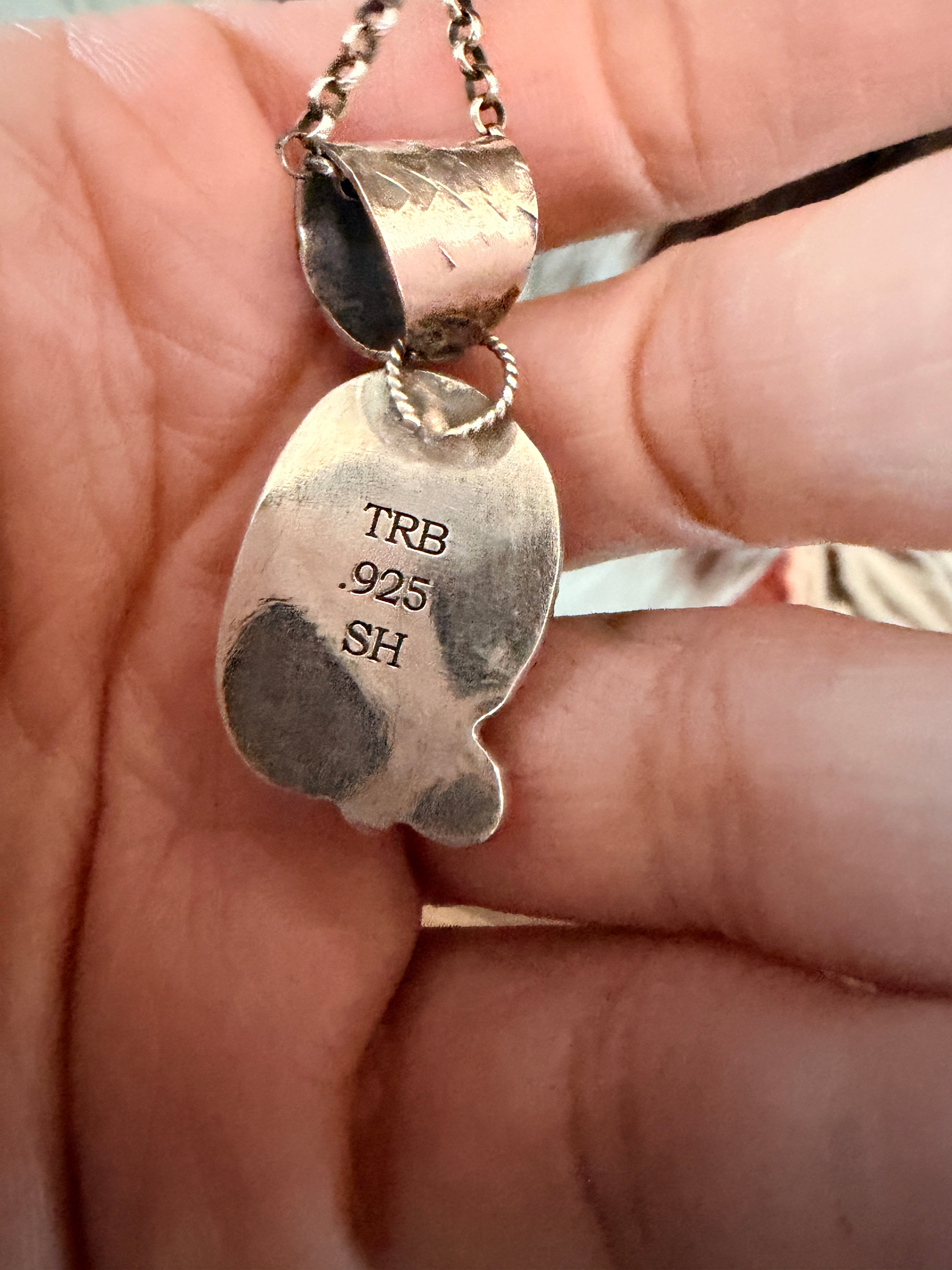 Handmade Sterling Silver & Turquoise Necklace