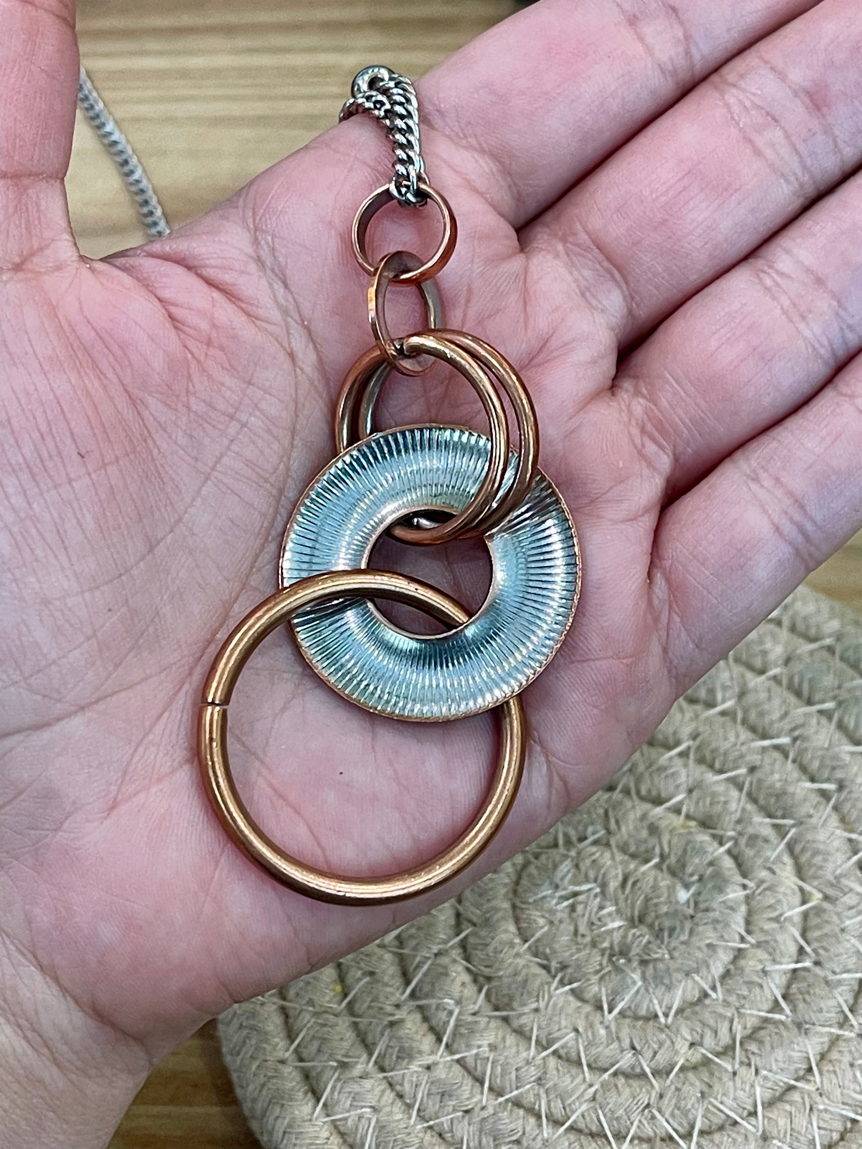 Vintage Handmade Copper Necklace