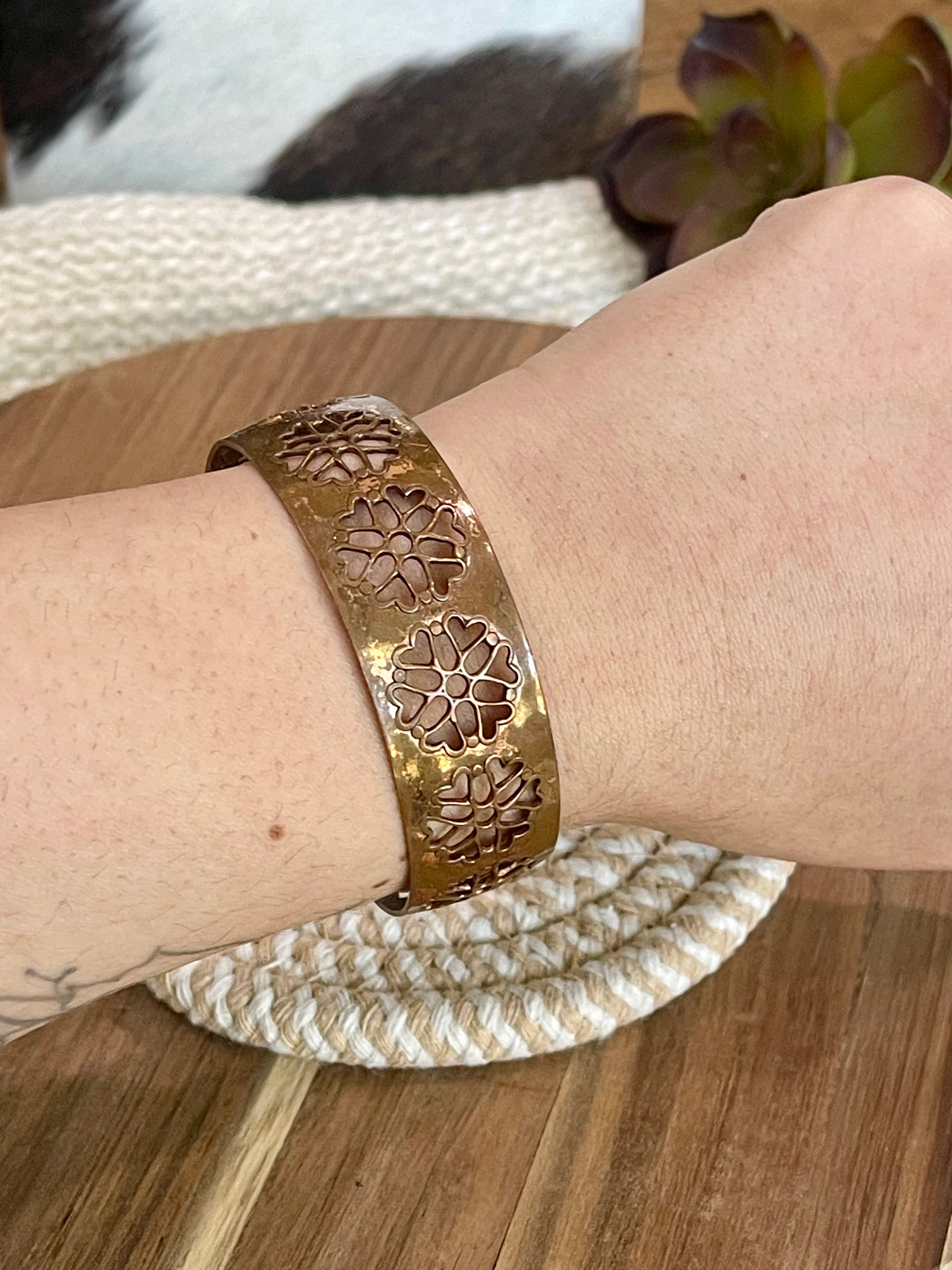 Vintage Handmade Copper Cuff