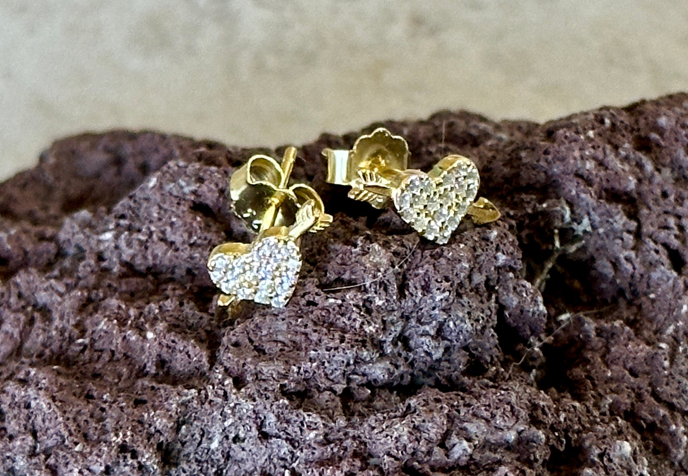 Cupid’s Heart Studs