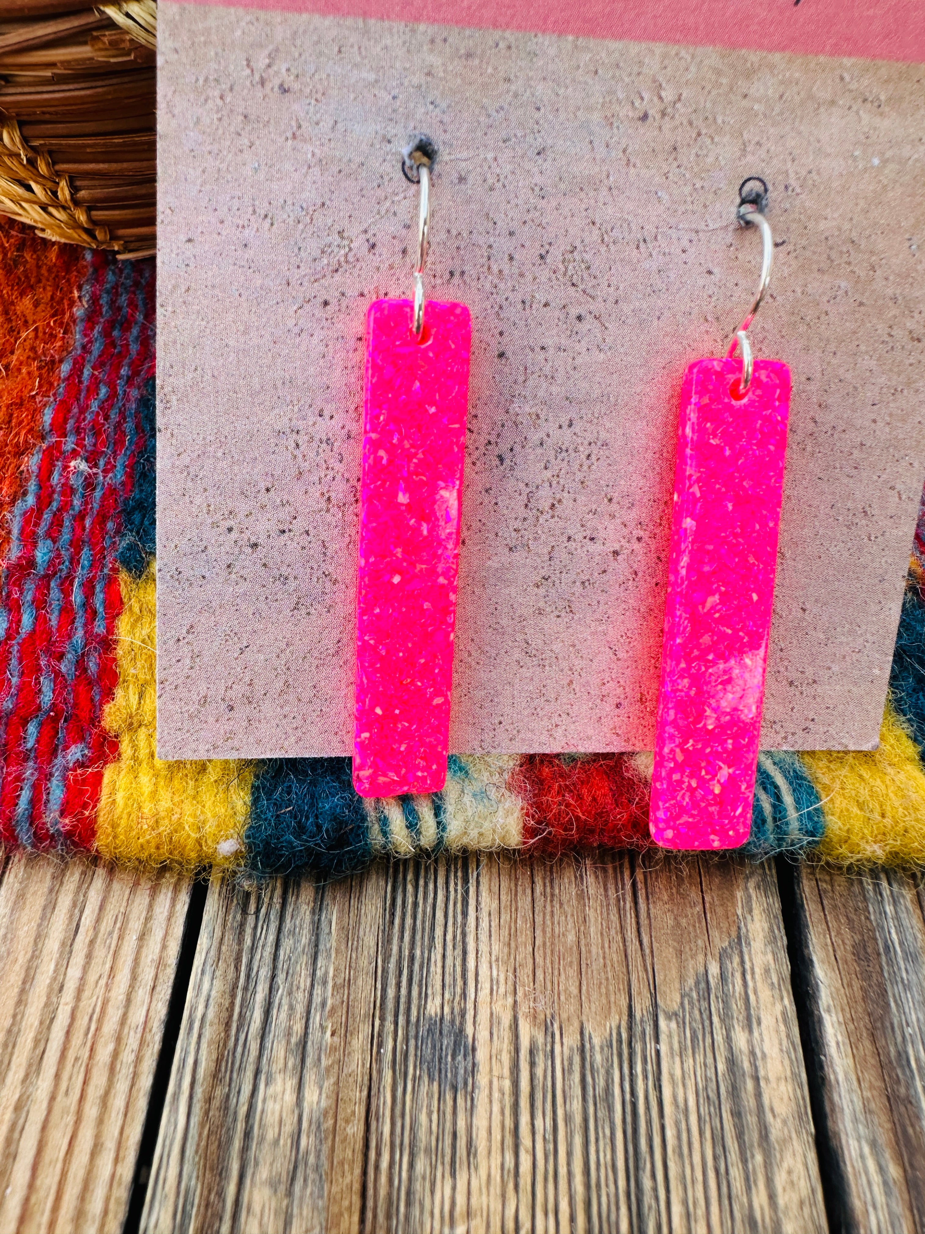 Handcrafted Sterling Silver & Dangle Earrings