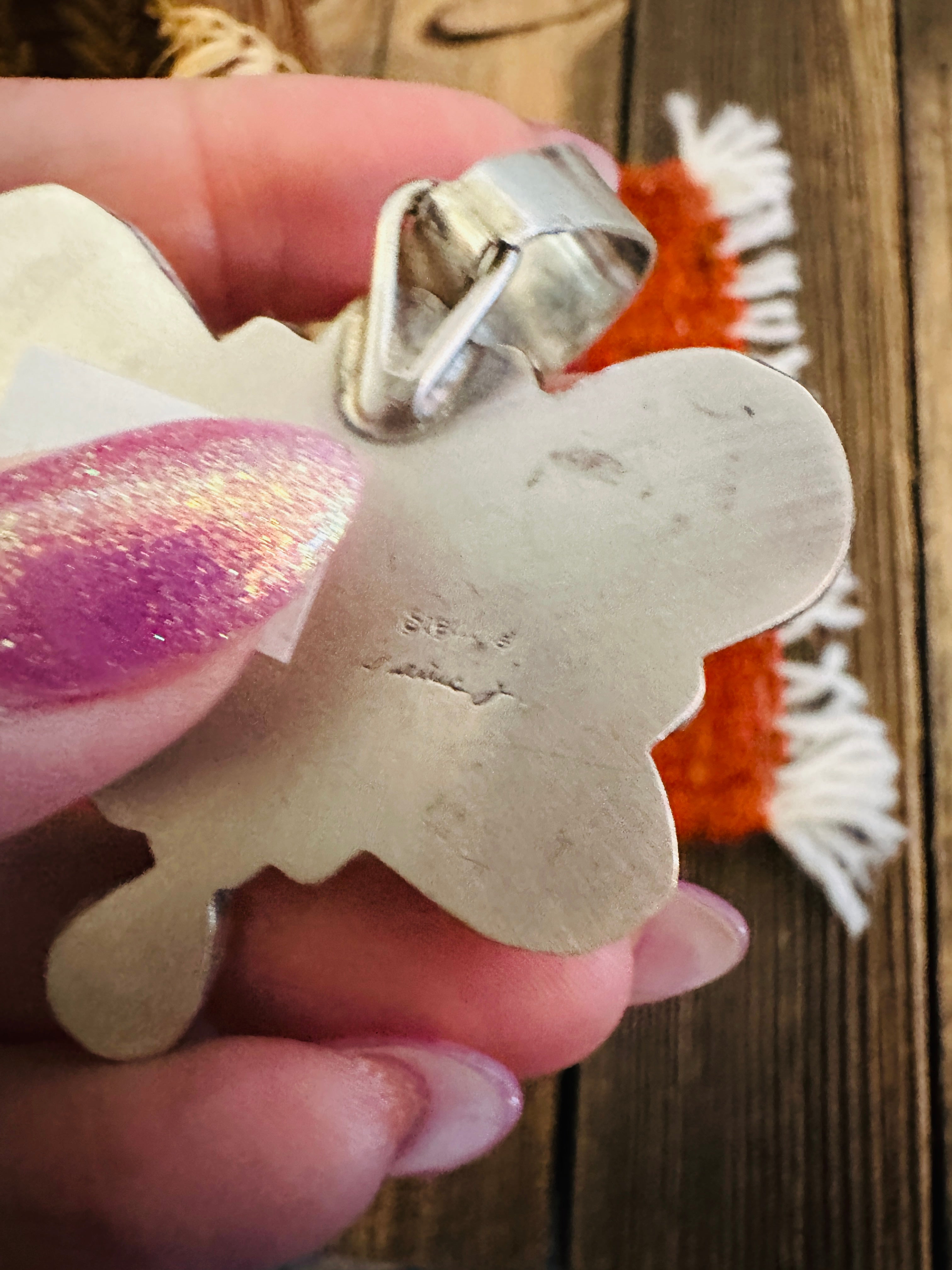 Handcrafted Sterling Silver & Multi Stone Dragonfly Pendant by Travis Jim