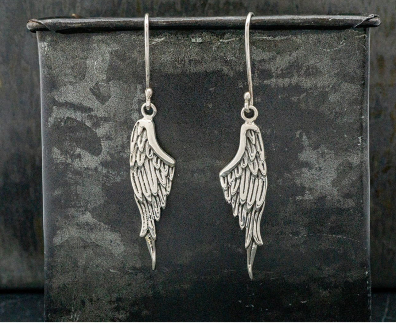 Angel Wing Earrings on Hook