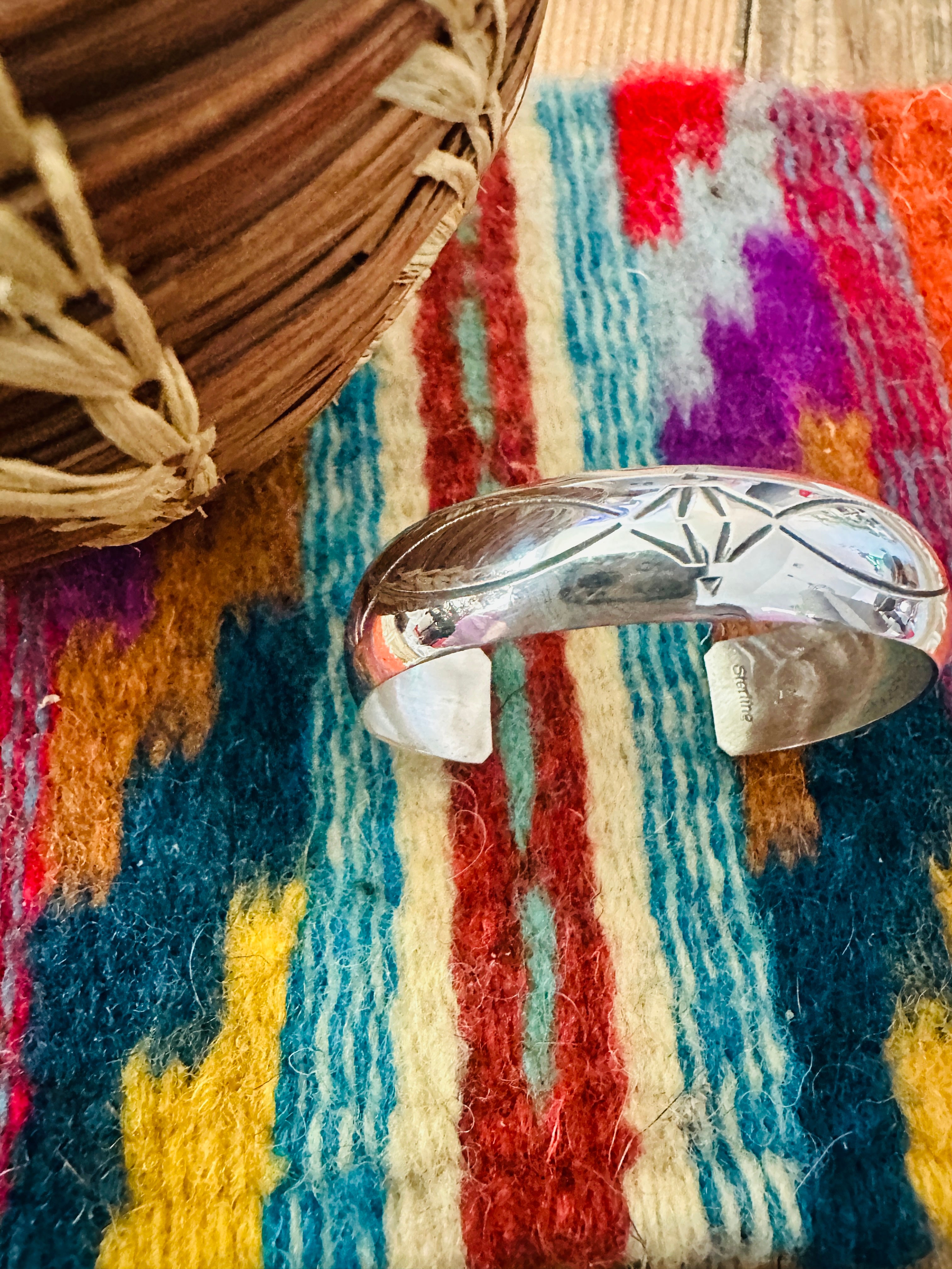 Handcrafted Sterling Silver Baby Cuff Bracelet