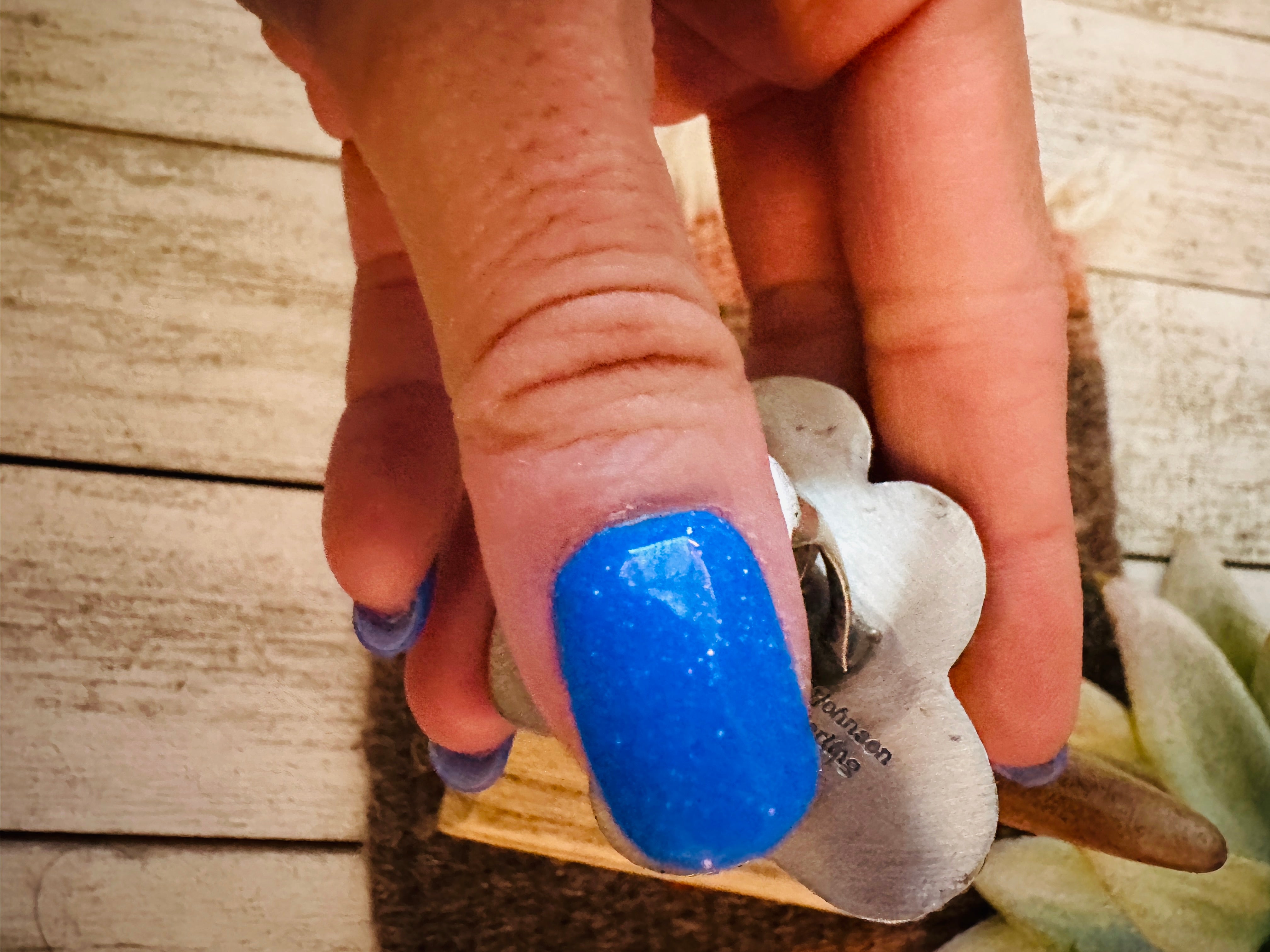 Navajo Golden Hills Turquoise & Sterling Silver Cluster Ring Size 6.5