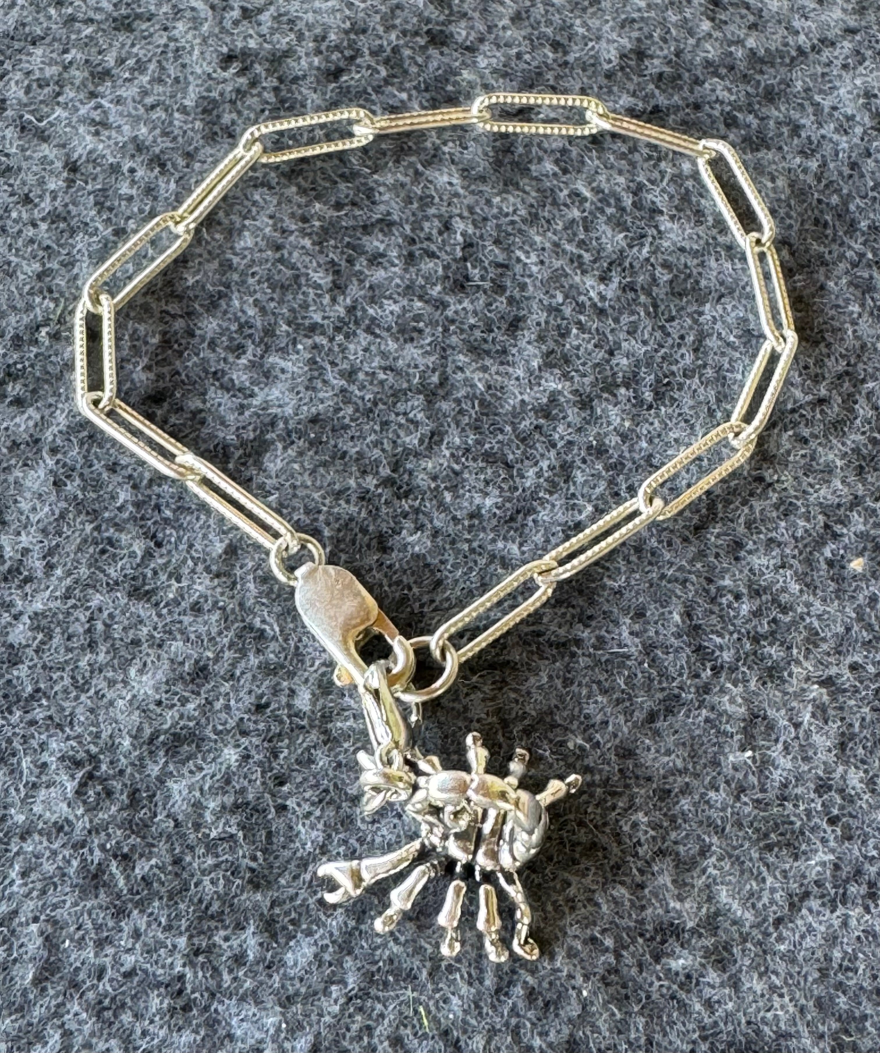 Handcrafted Sterling Silver Scorpio/ Scorpion Charm