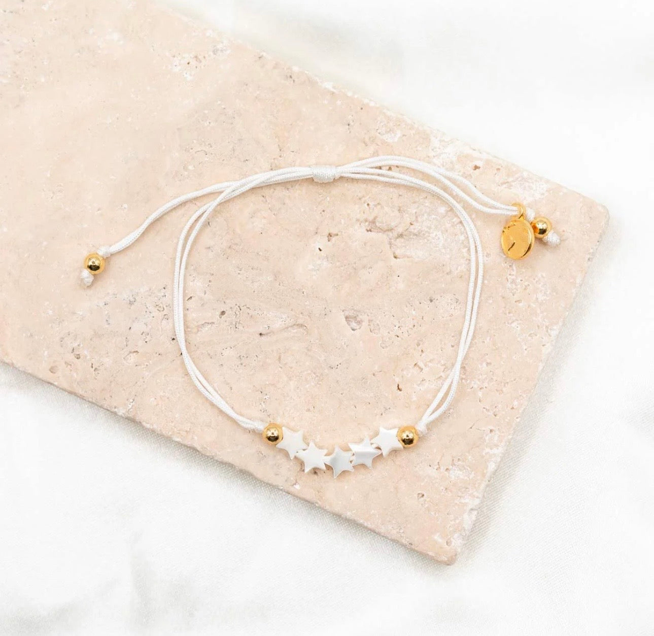North Star Bracelet- Mother of Pearl