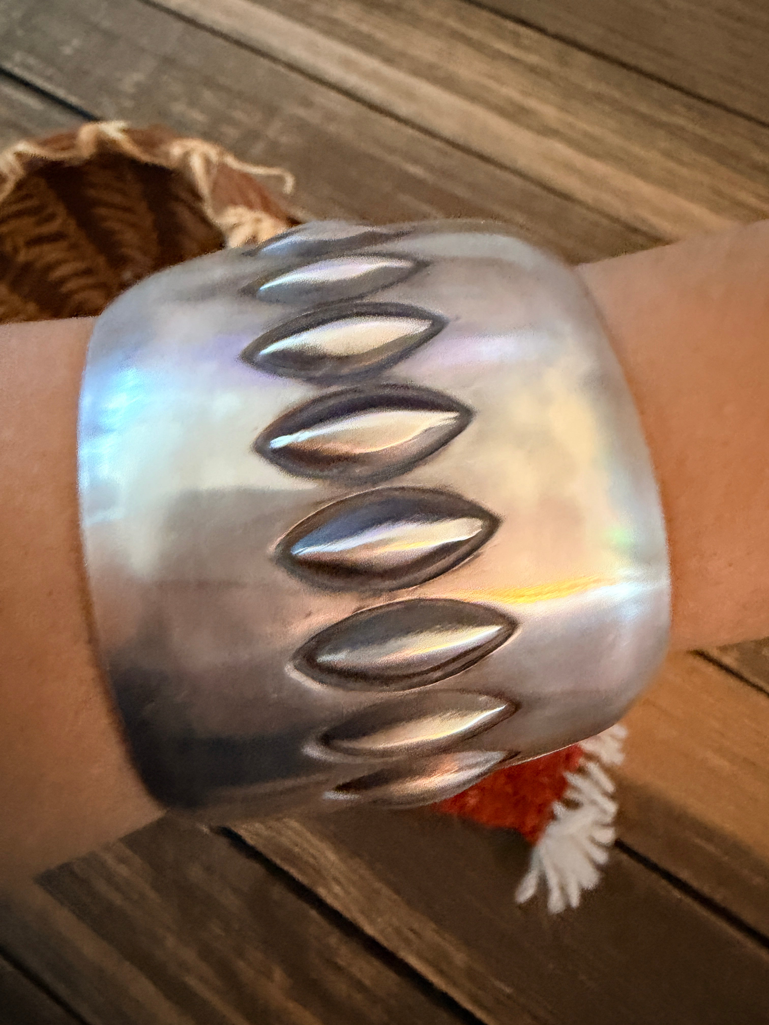 Handcrafted Sterling Silver Cuff Bracelet by Emerson Bill