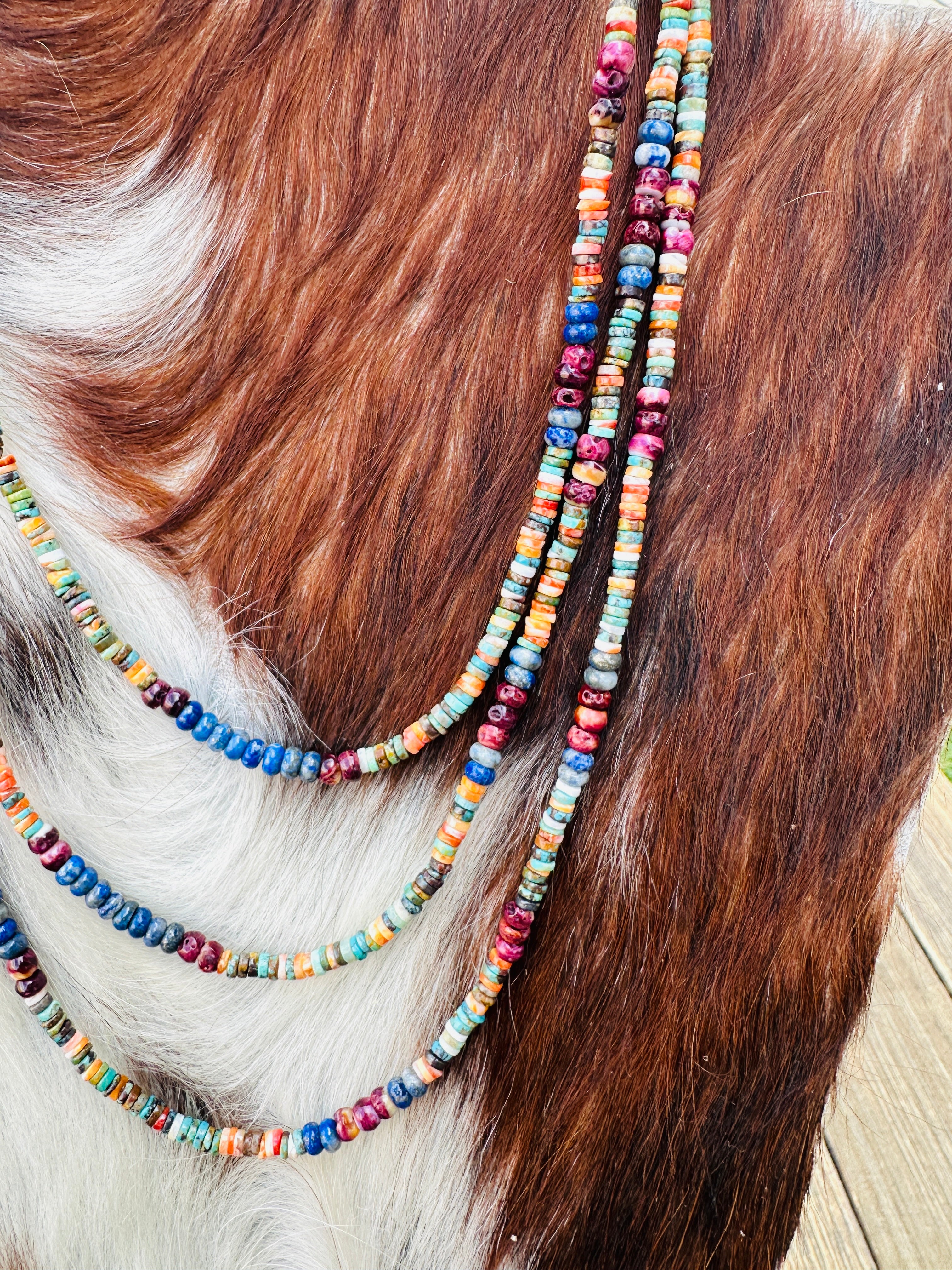 Handcrafted Multi Stone & Sterling Silver Beaded Necklace