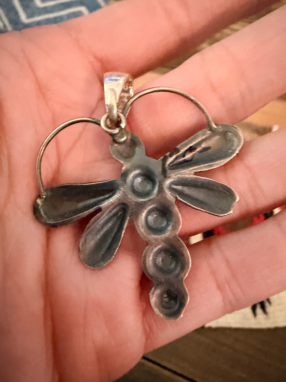 Handcrafted Sterling Silver Dragonfly Pendant