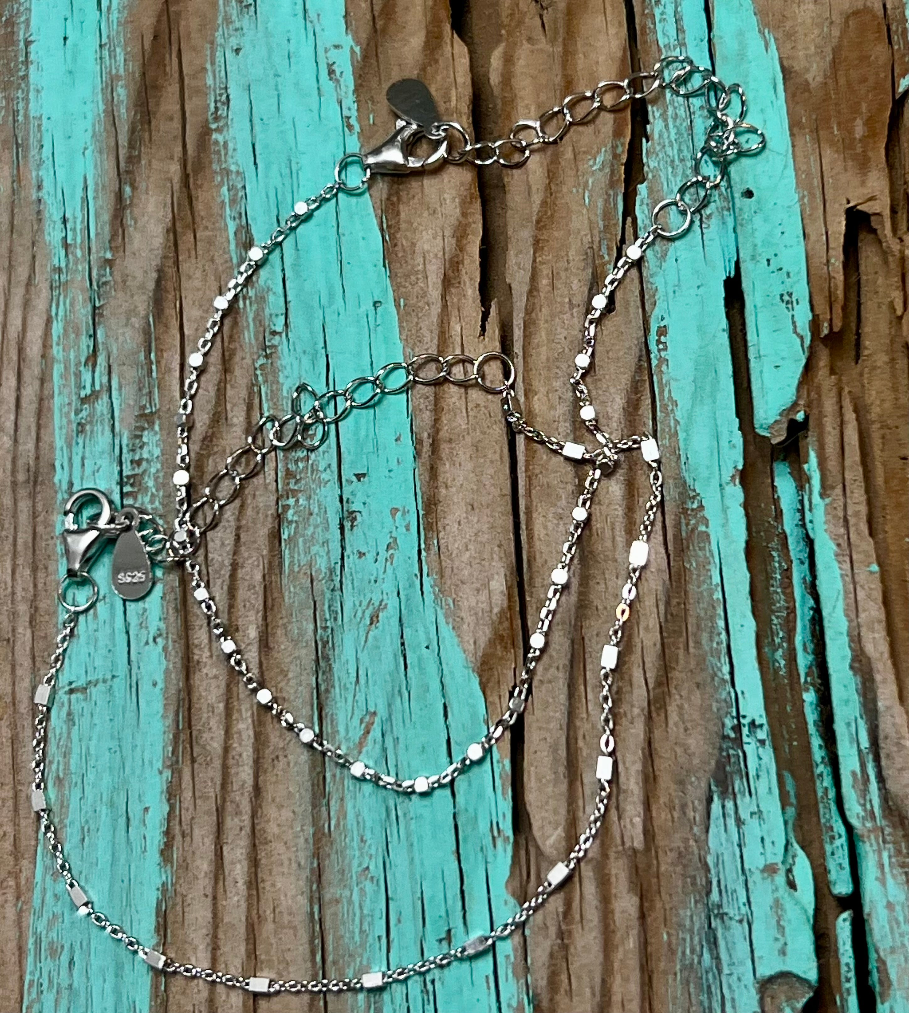 Chloe Chain Bracelet Sterling Silver Set of 2