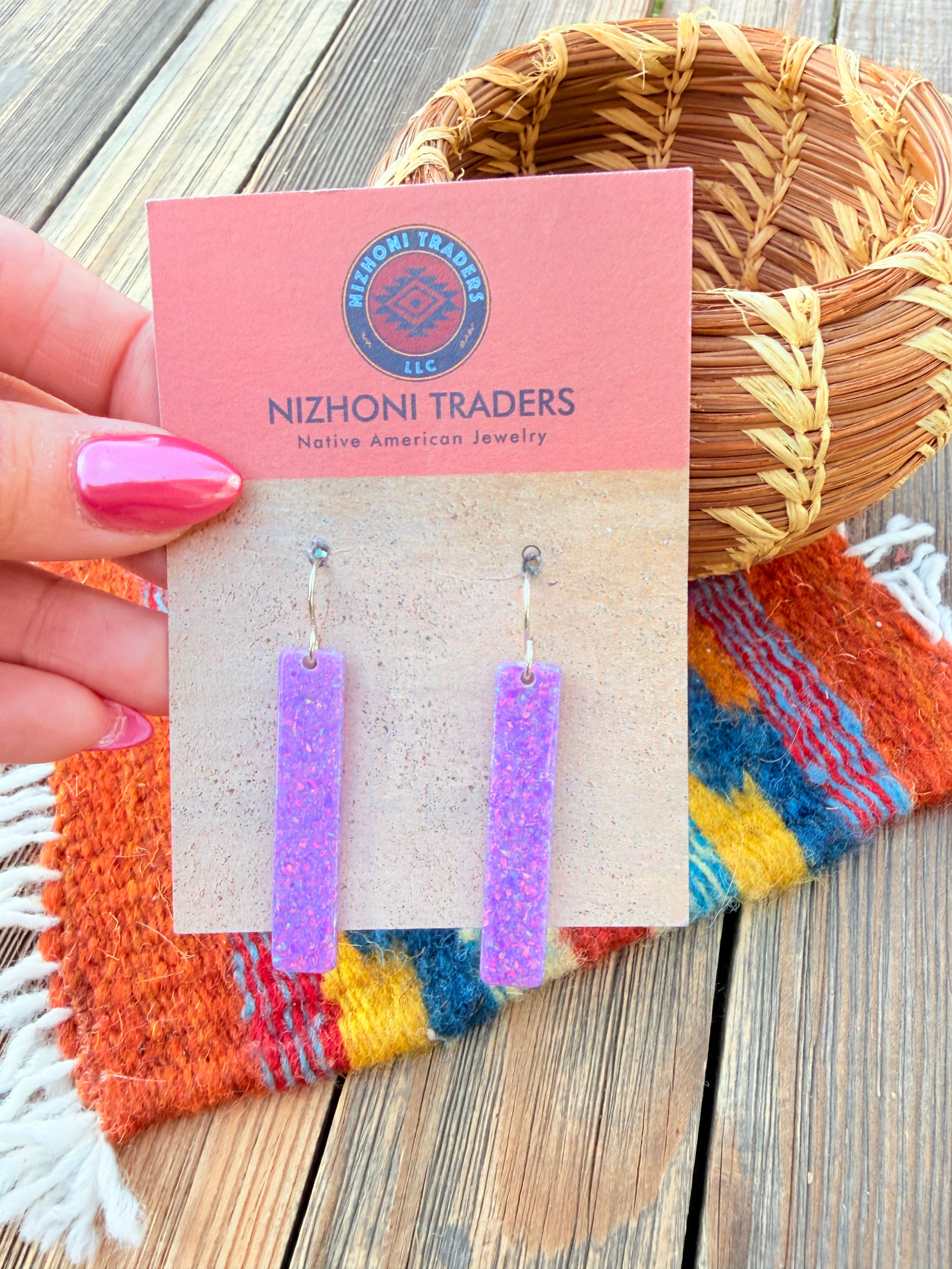 Handcrafted Sterling Silver & Dangle Earrings