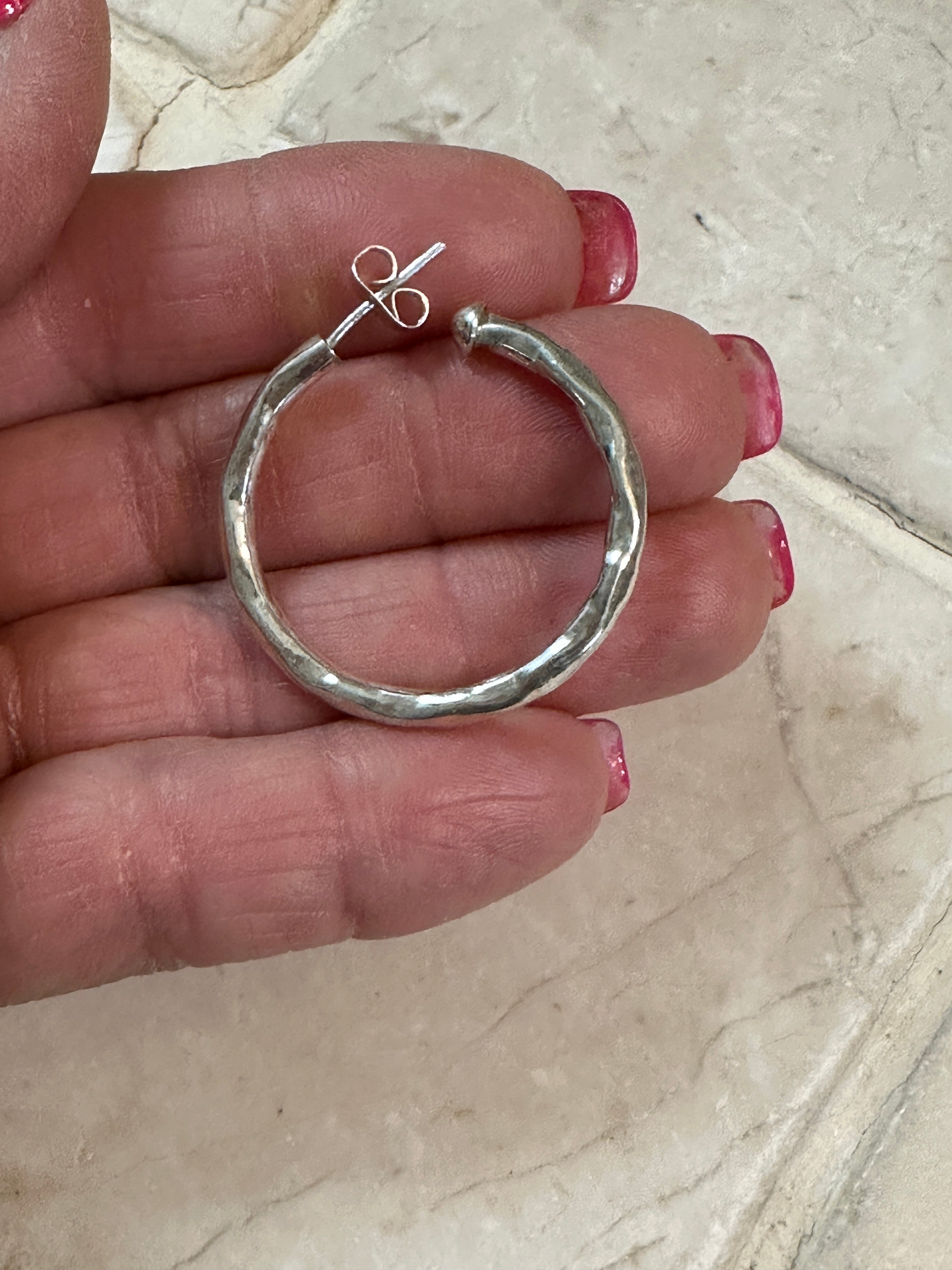 Hammered Hoops