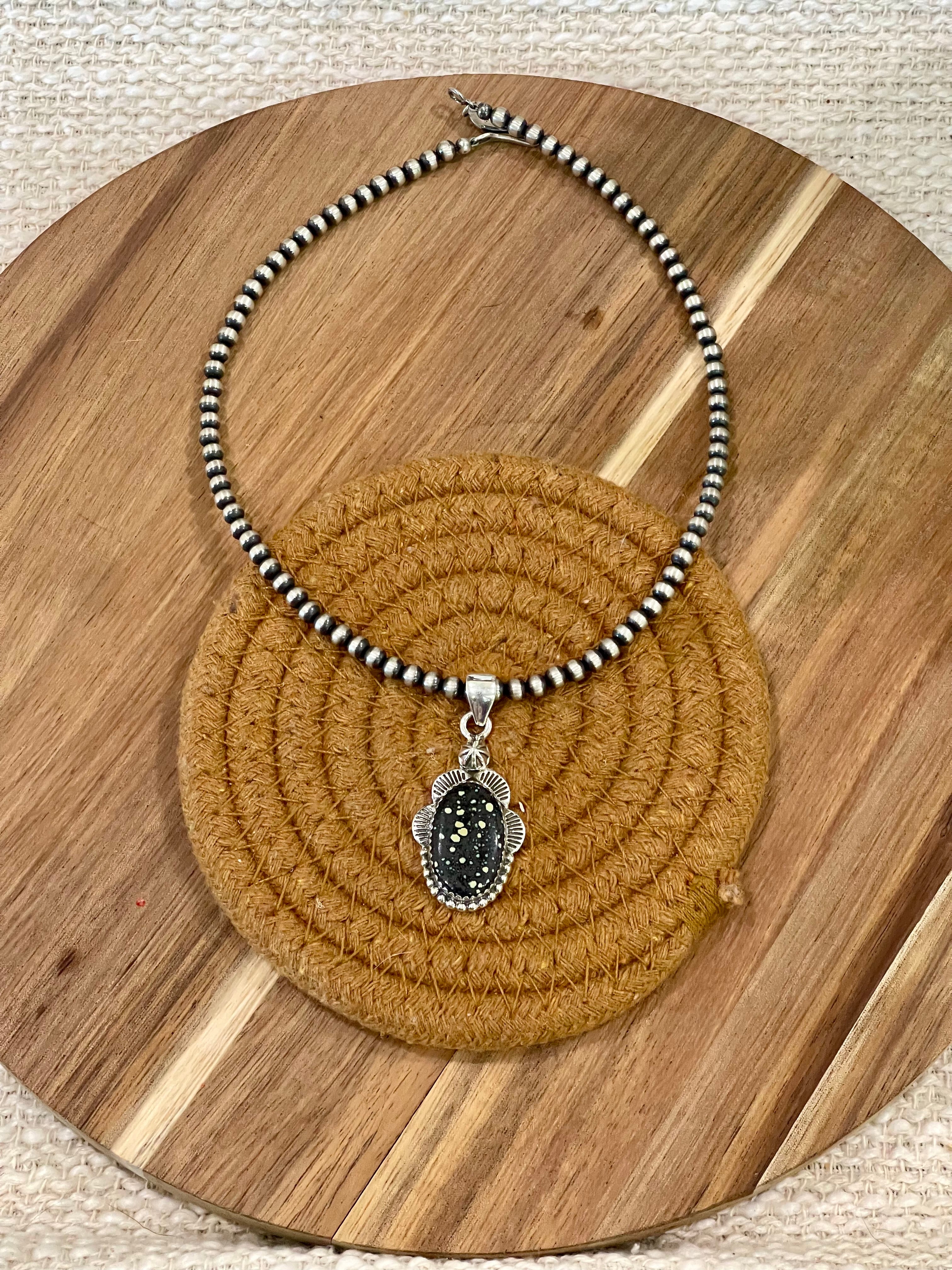 Handcrafted Sterling Silver & Variscite Pendant