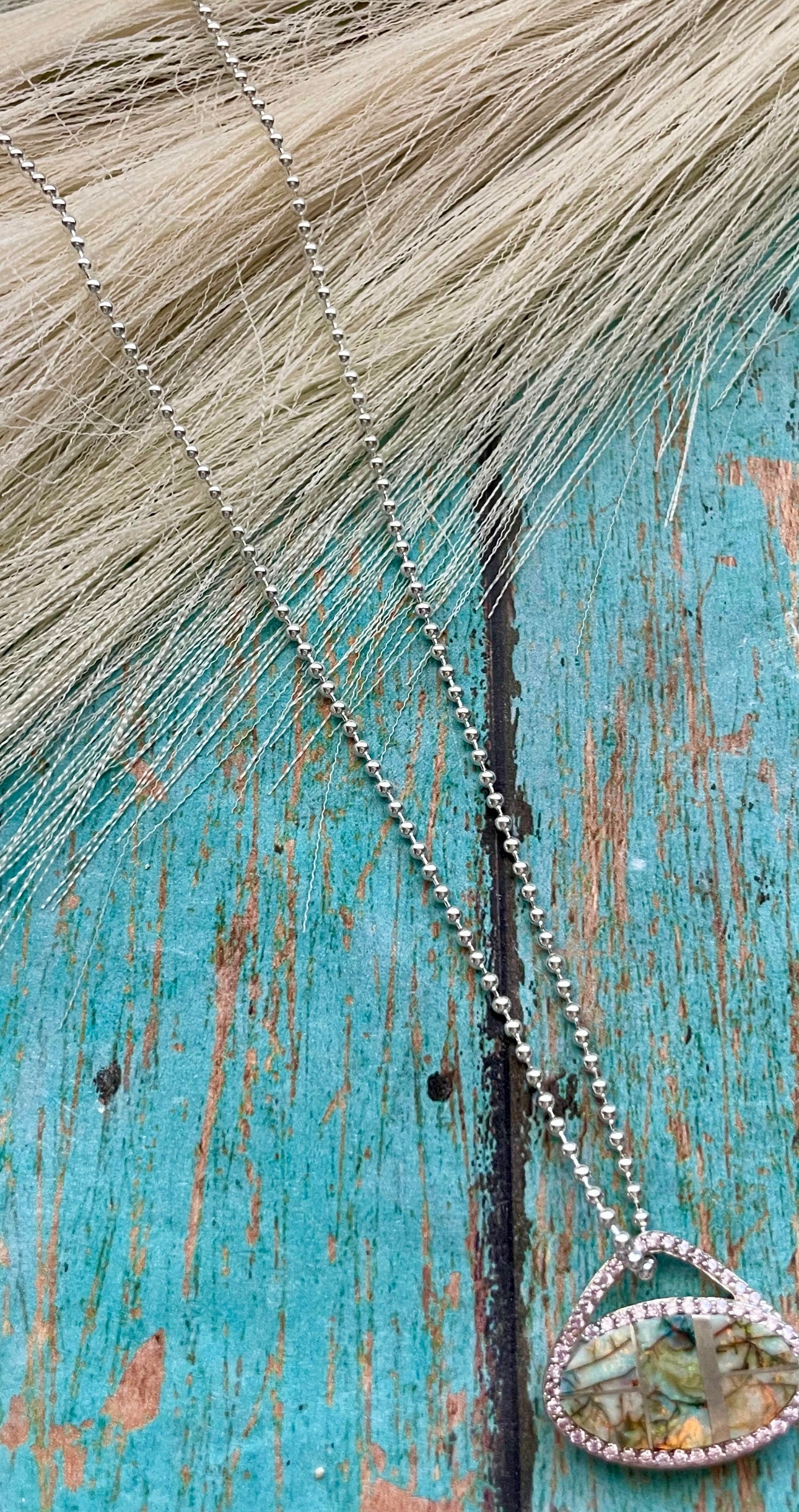 2mm Sterling Silver Pearl Beaded 16” Necklace