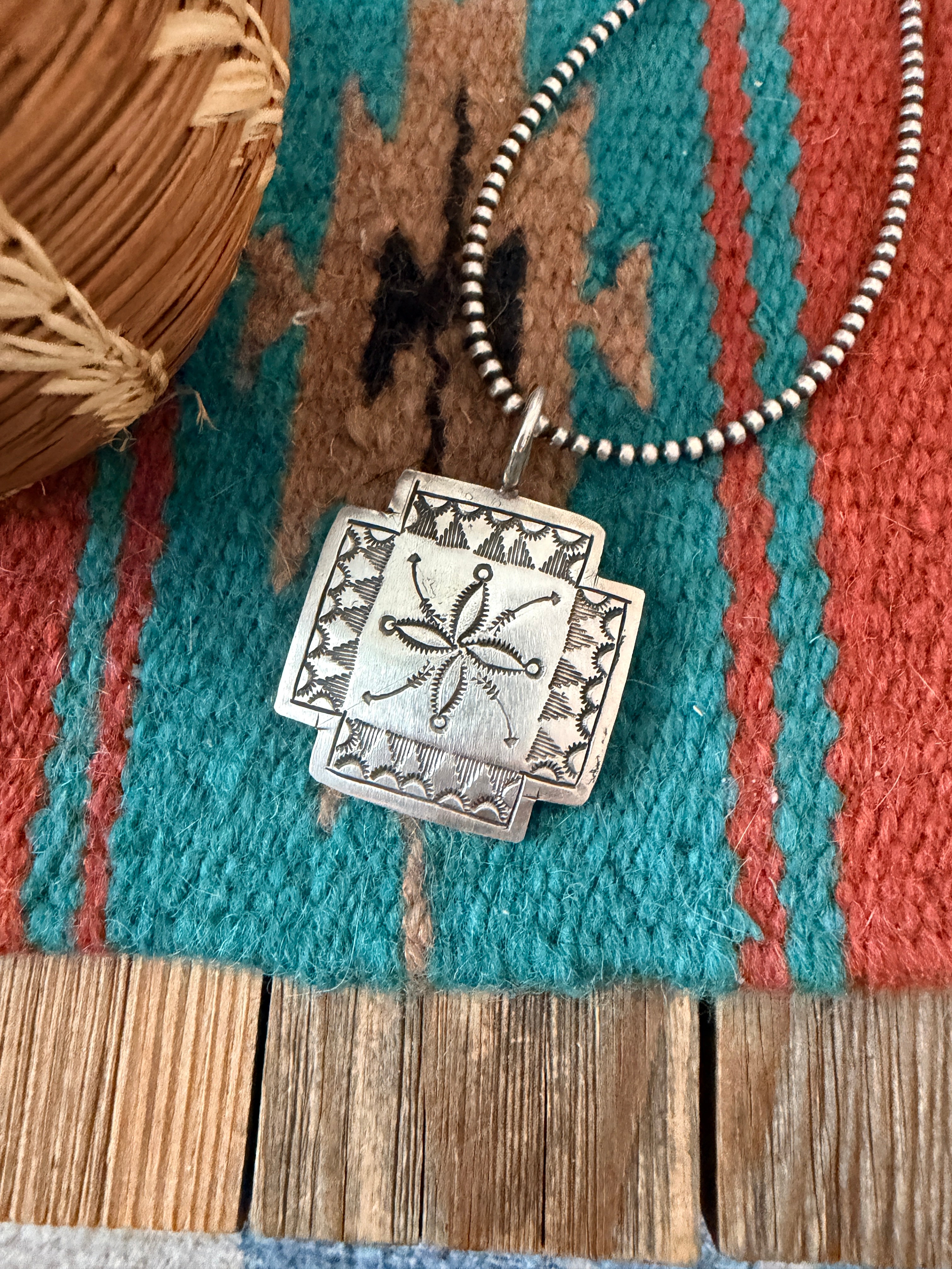 Handcrafted Sterling Silver Cross Pendant
