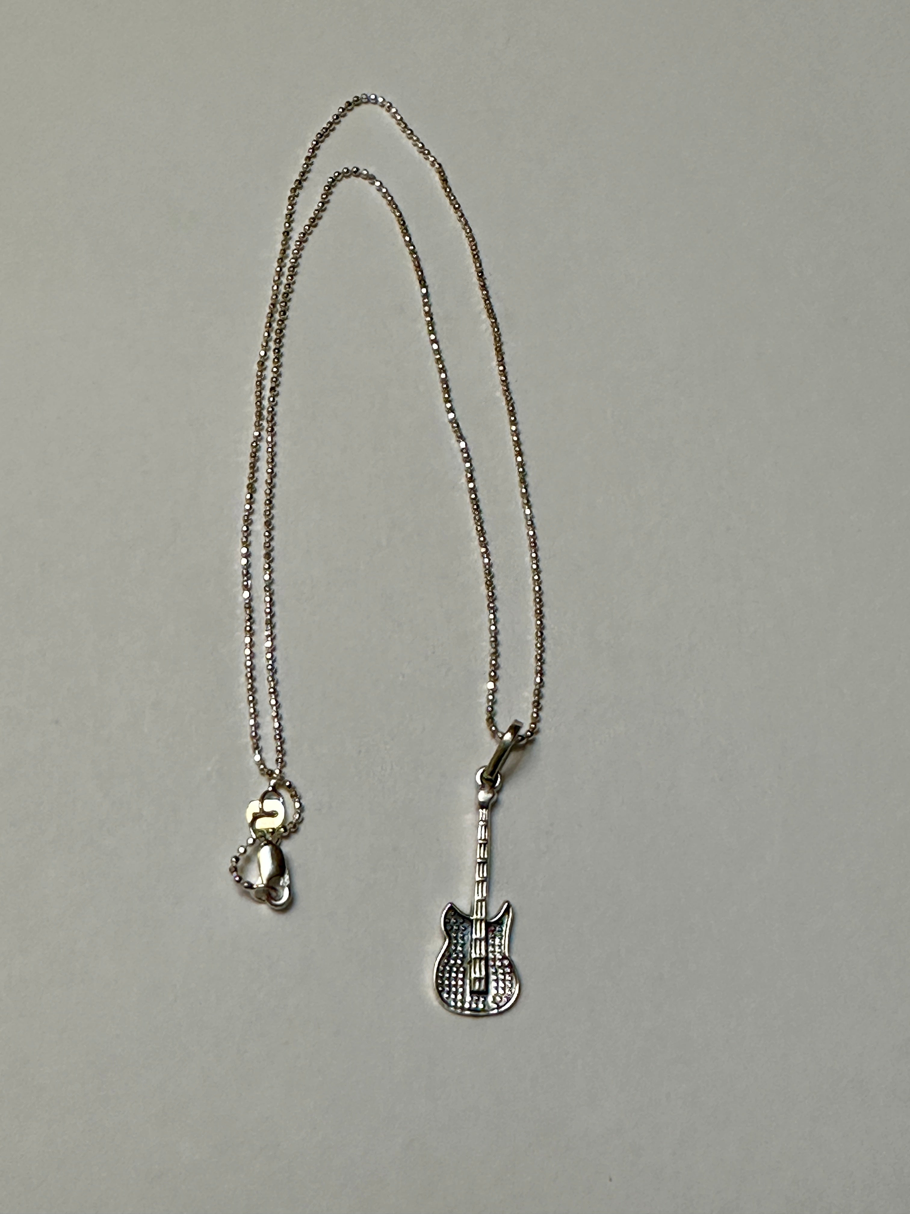 Guitar Pendant Necklace