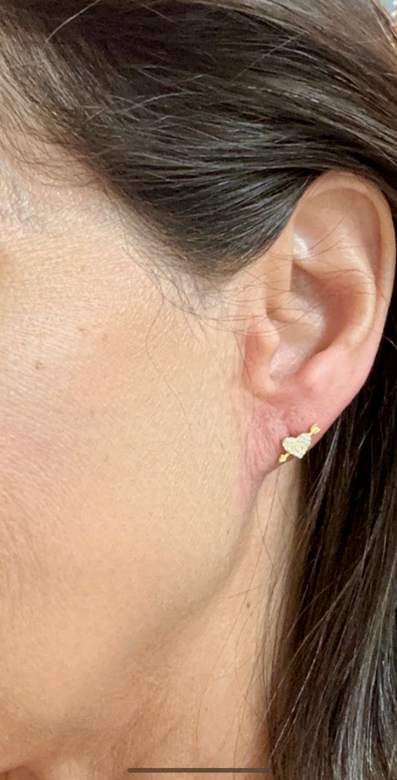 Cupid’s Heart Studs