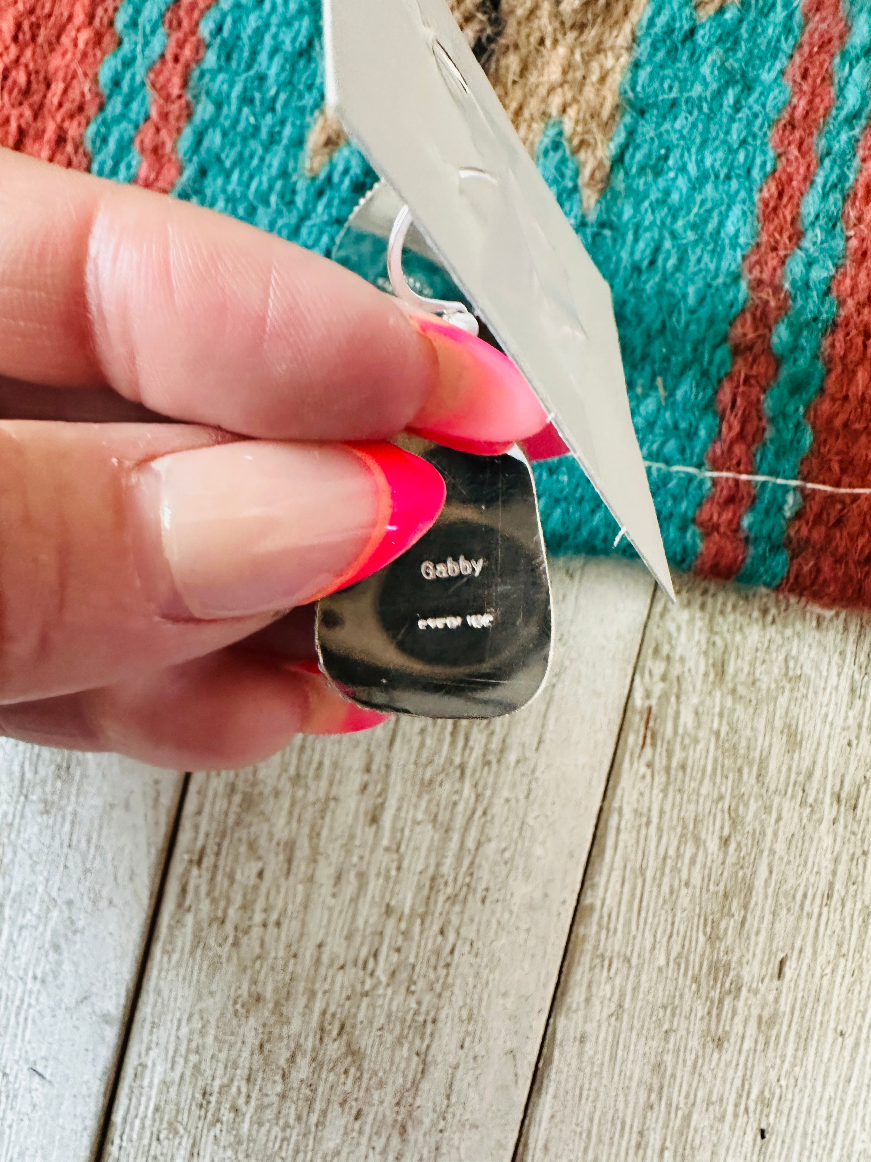 Handcrafted Cotton Candy and Sterling Silver Dangle Earrings