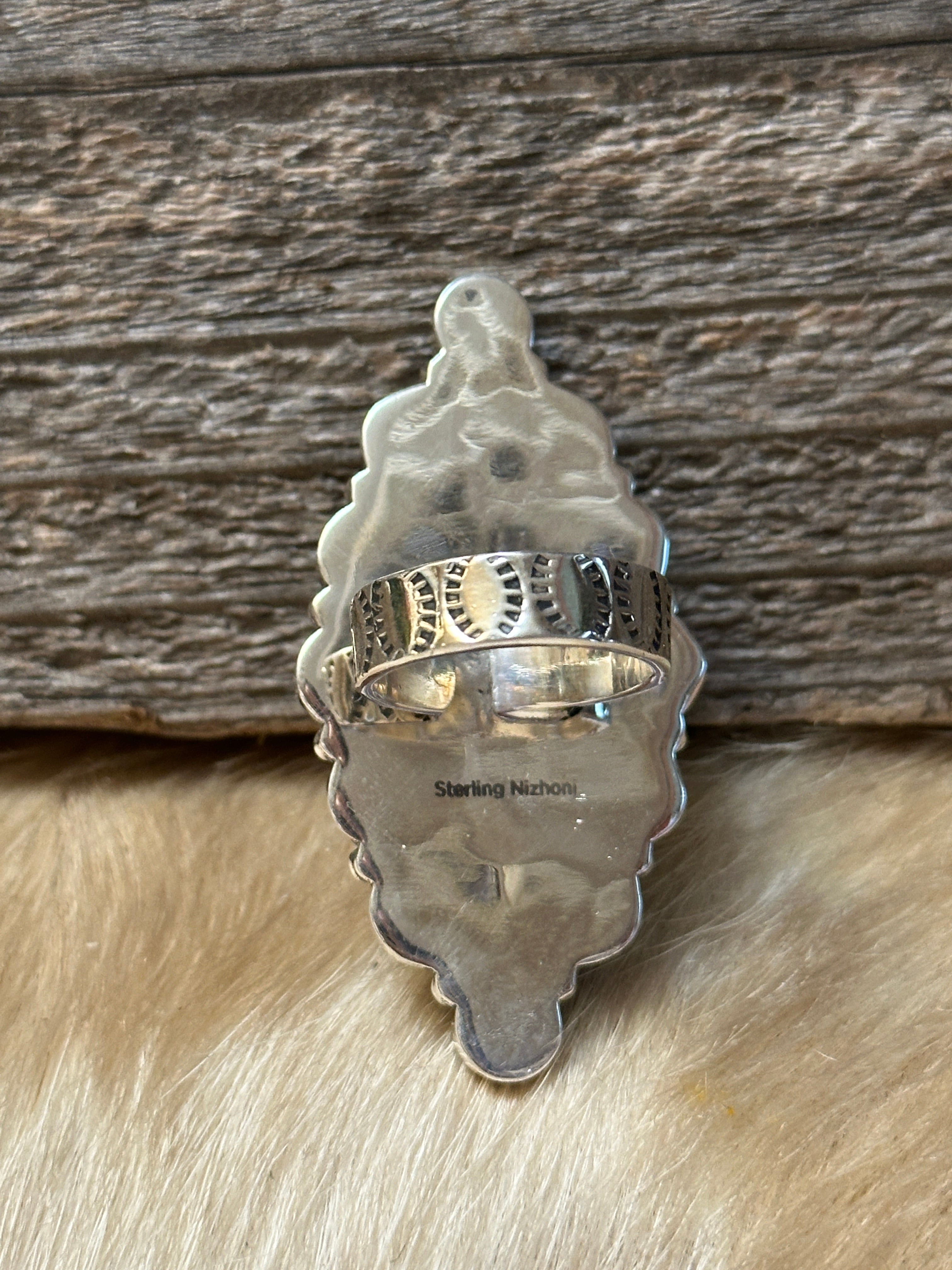 Handmade Purple, Pink & Grey Druzy Sterling Silver Adjustable Ring