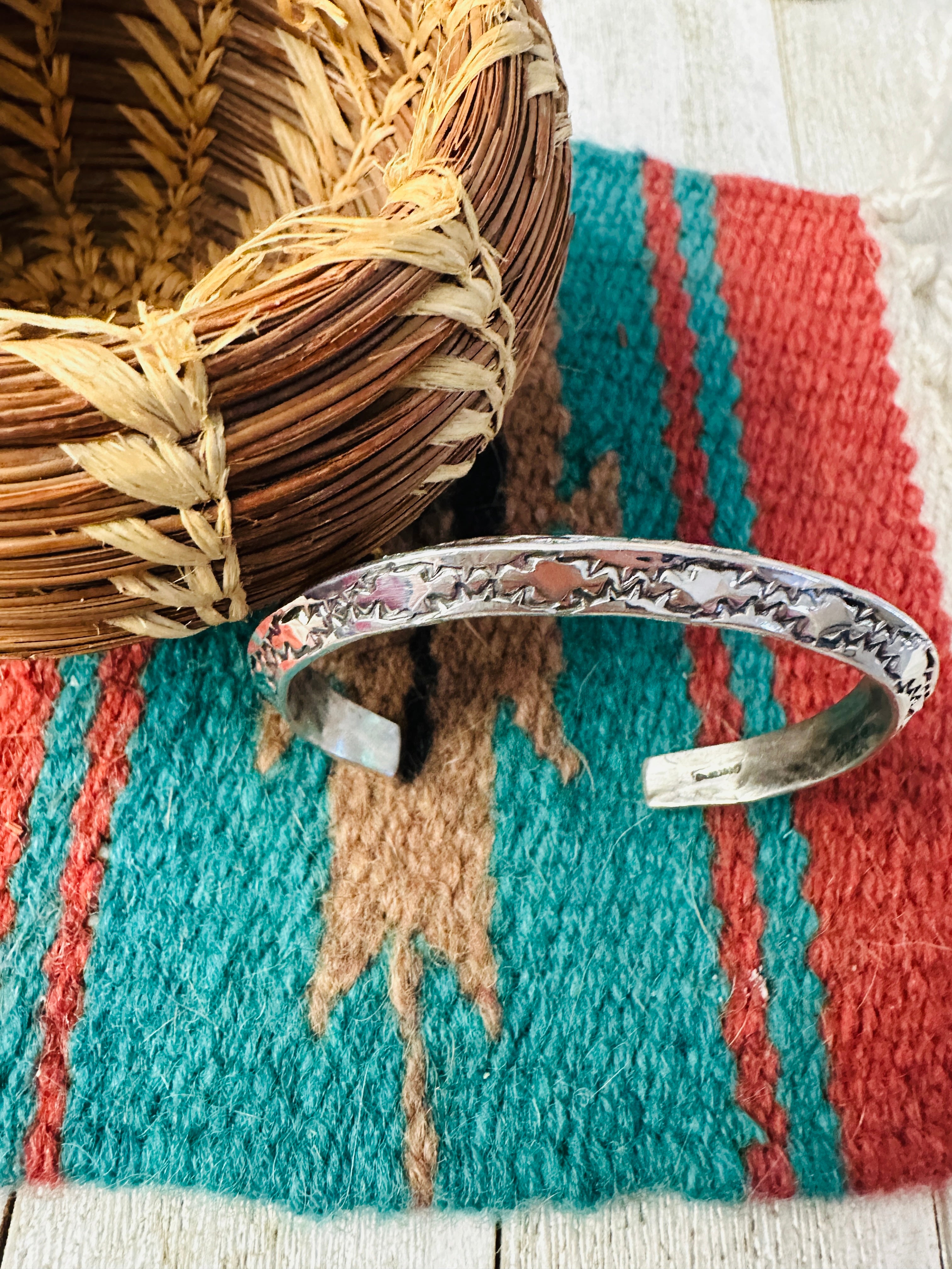 Handcrafted Sterling Silver Cuff Bracelet