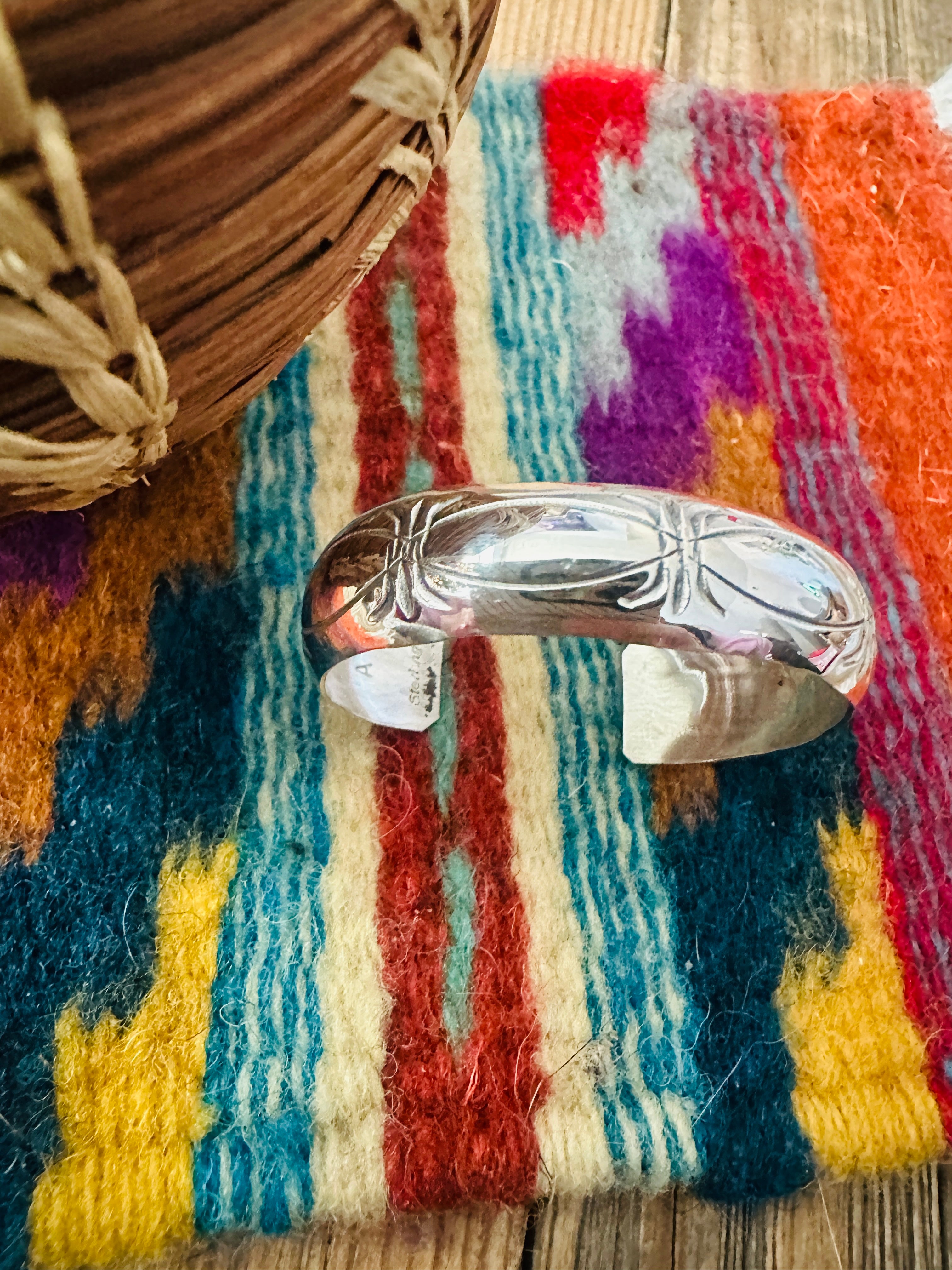 Handcrafted Sterling Silver Baby Cuff Bracelet