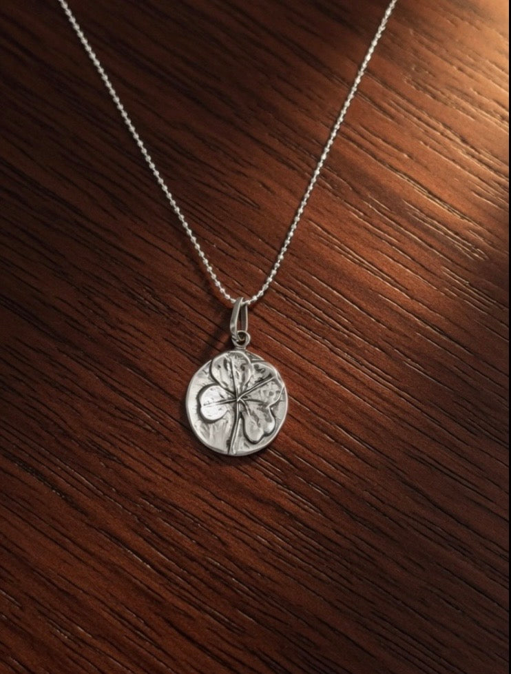 Sterling Silver Four Leaf Clover Necklace