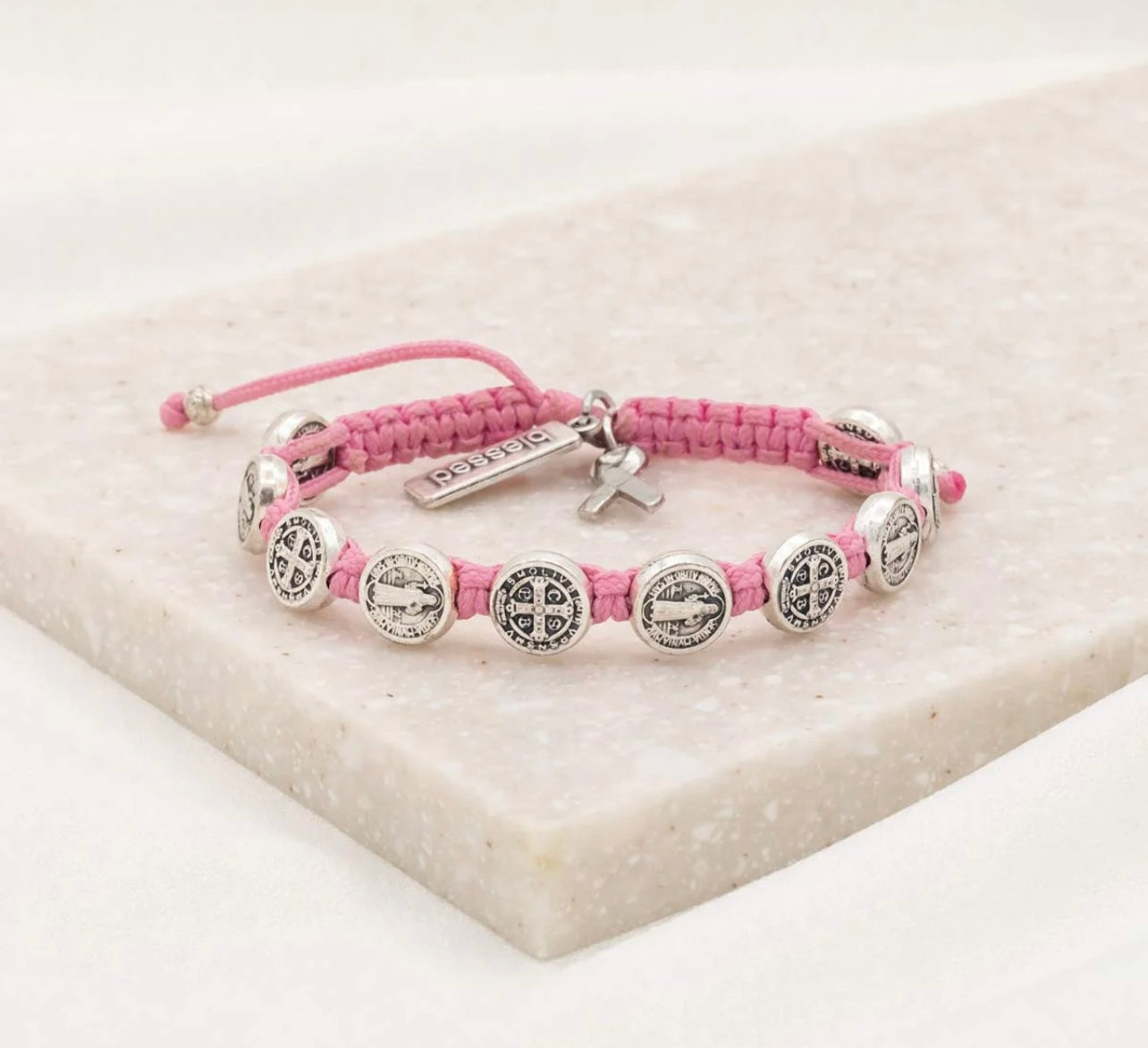 Breast Cancer Awareness Blessing Bracelet