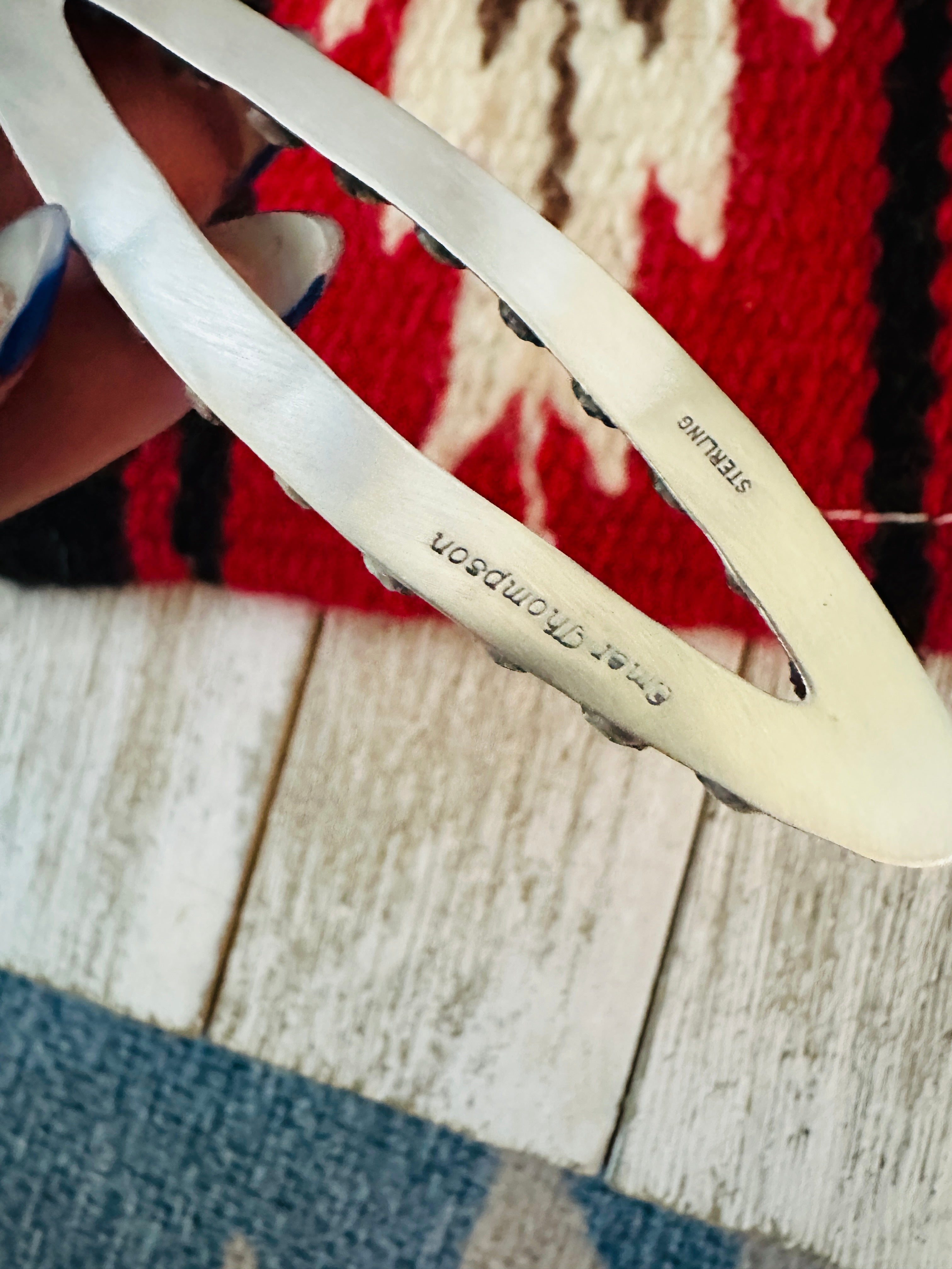 Handcrafted Sterling Silver & Purple Spiny Cluster Marquise Dangle Earrings